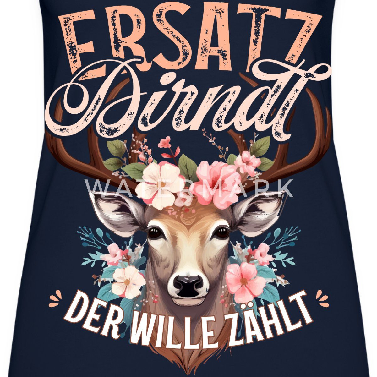 Spreadshirt T-Shirt Ersatz Dirndl Trachten T-Shirt günstig online kaufen