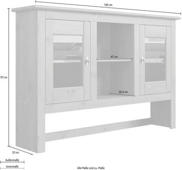 Home affaire Buffetaufsatz Rauna, Aus massiver Kiefer