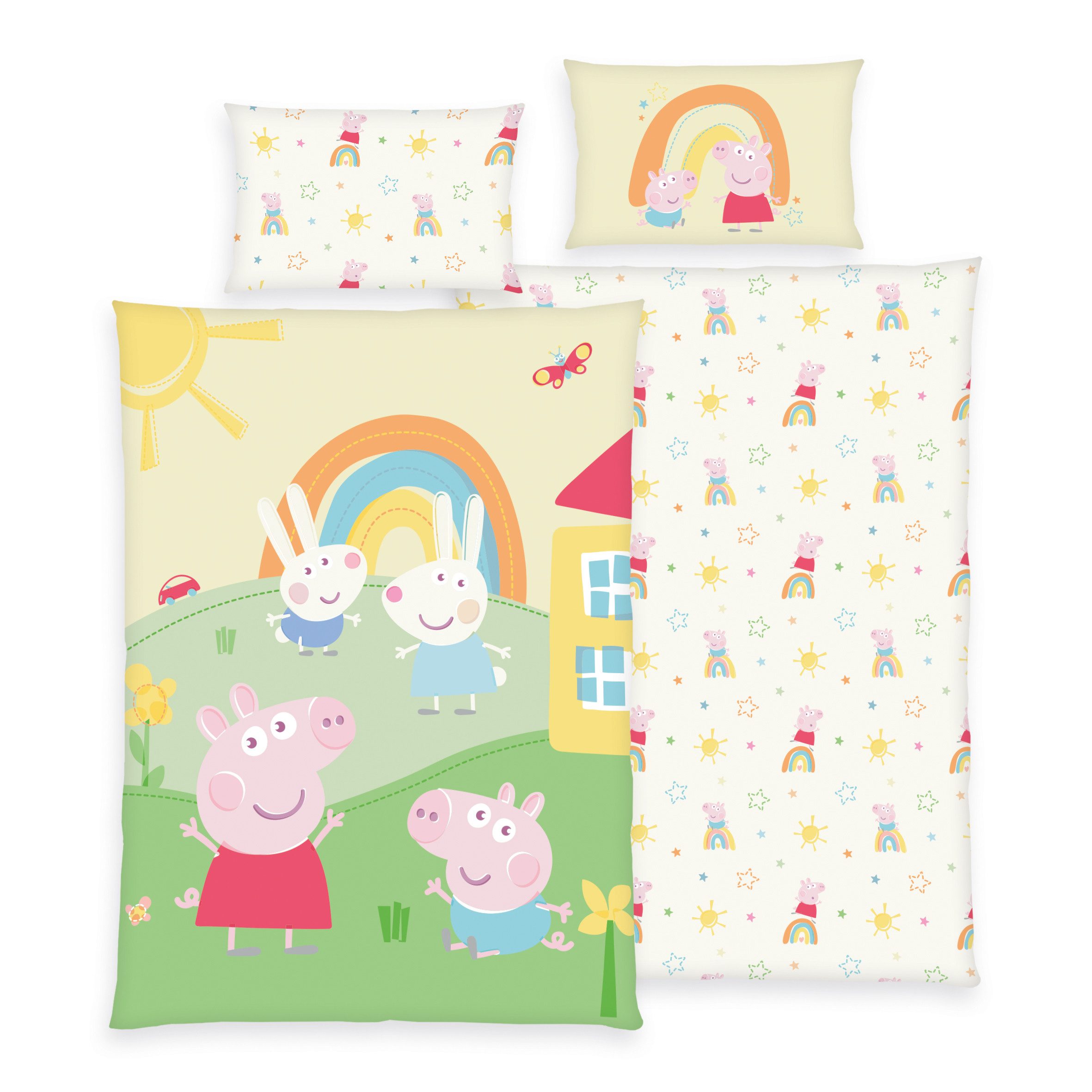 Brilliant Kinderbettwäsche / Peppa Wutz / 100% Baumwolle, Baumwolle, 100% Baumwolle
