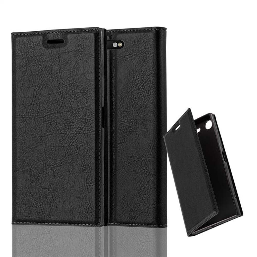 Cadorabo Handyhülle Sony Xperia XZ1 Sony Xperia XZ1, Klappbare Handy Schutzhülle - Hülle - mit Standfunktion und Kartenfach