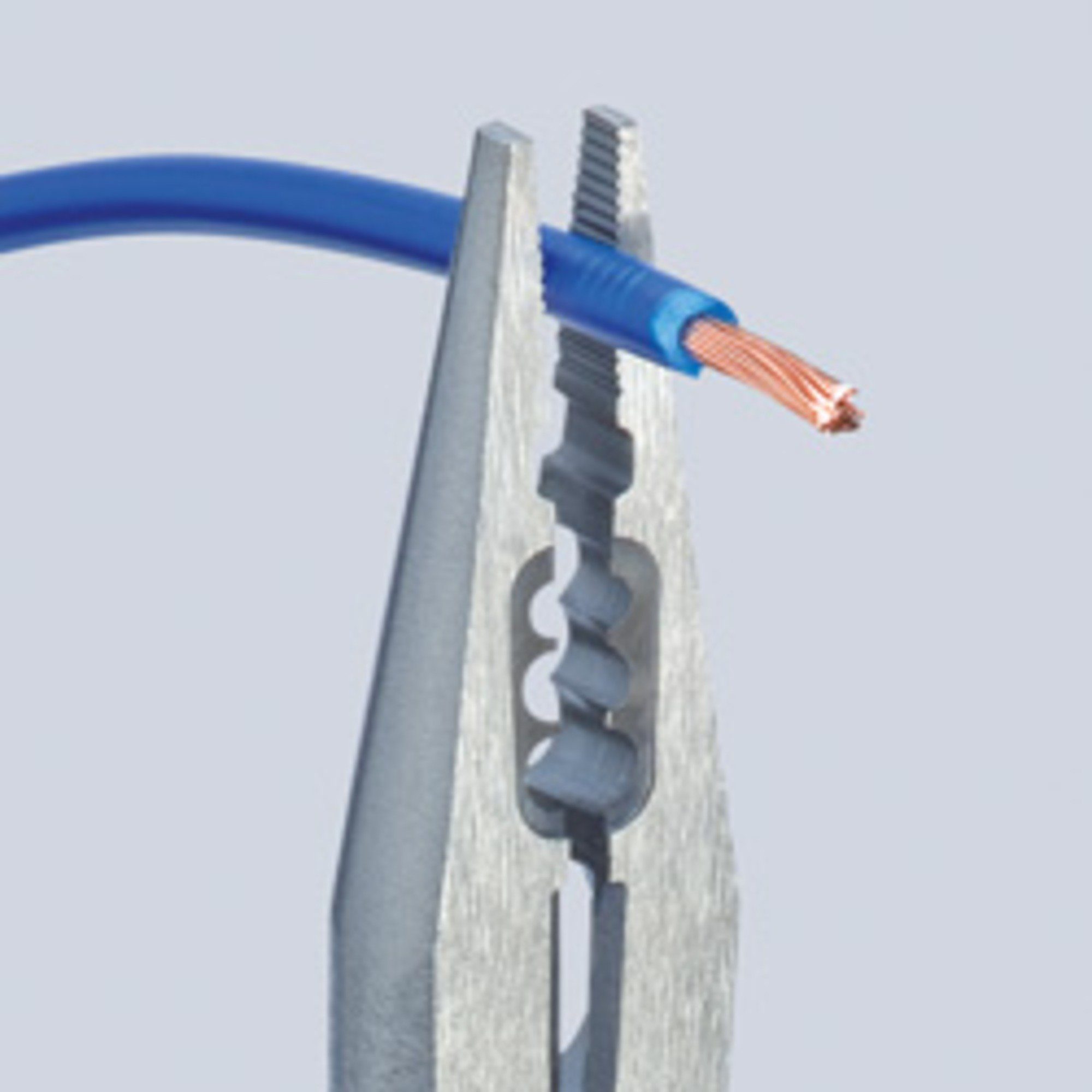 Knipex Elektro-Installationszange KNIPEX Verdrahtungszange 13 02 160, Zange, (Länge