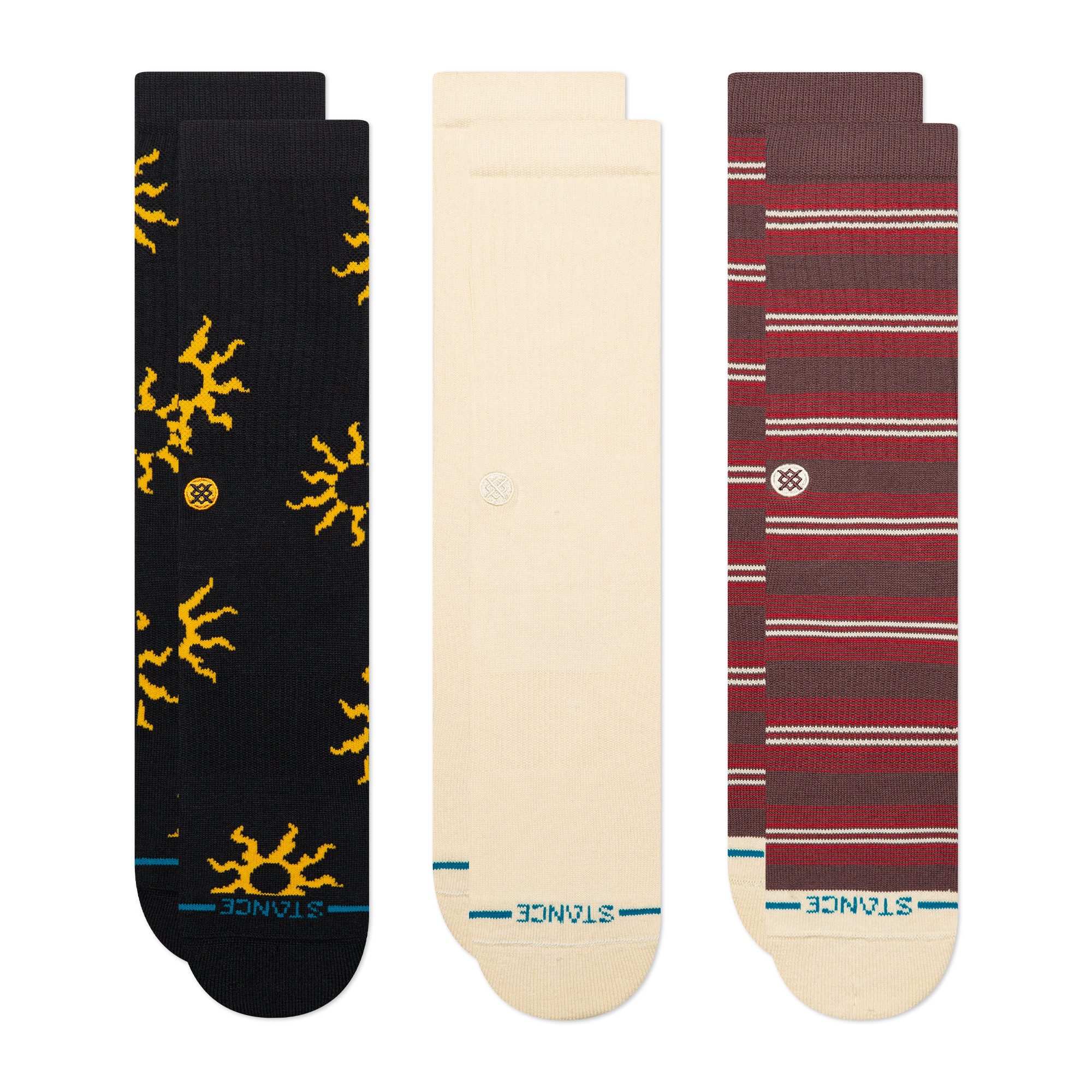 Stance Freizeitsocken HEATWAVE CREW 3 PACK
