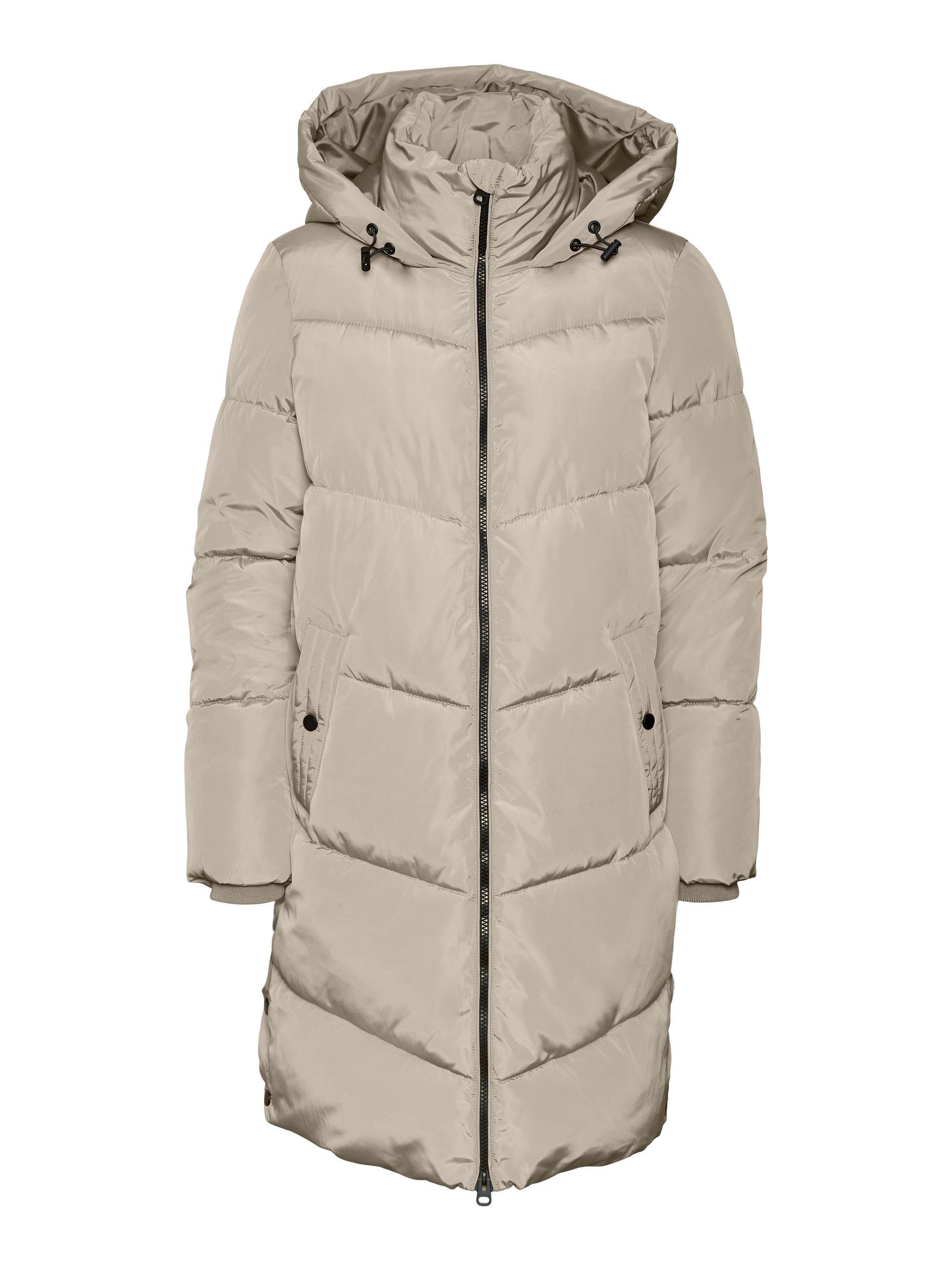 Vero Moda VMHALSEY COAT Oatmeal Steppmantel BOOS