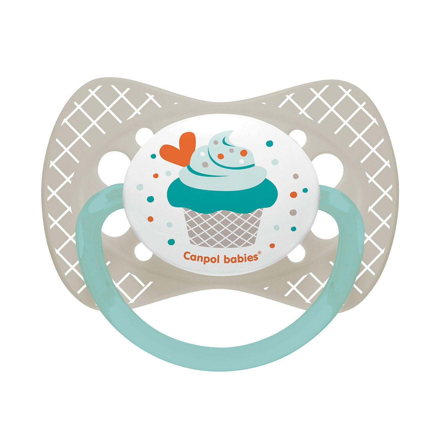 Schnuller Symmetrischer Beruhigungssauger CUPCAKE 1St