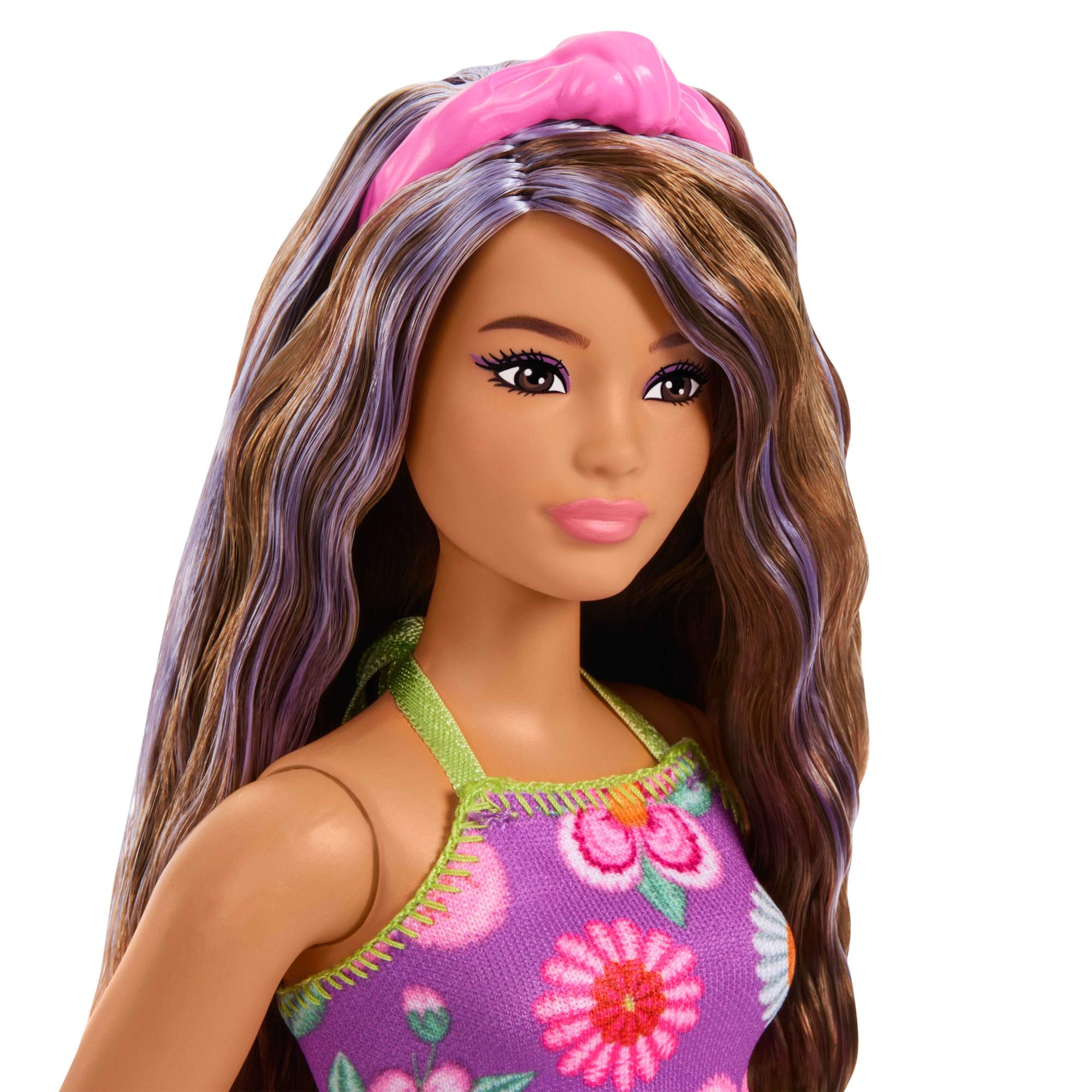 Barbie Anziehpuppe Barbie Fashionista im floralen Outfit