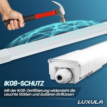LUXULA LED Unterbauleuchte LED Feuchtraumleuchte, 150 cm, 45 W, 5175 lm, neutralweiß, IP66, LED fest integriert, neutralweiß