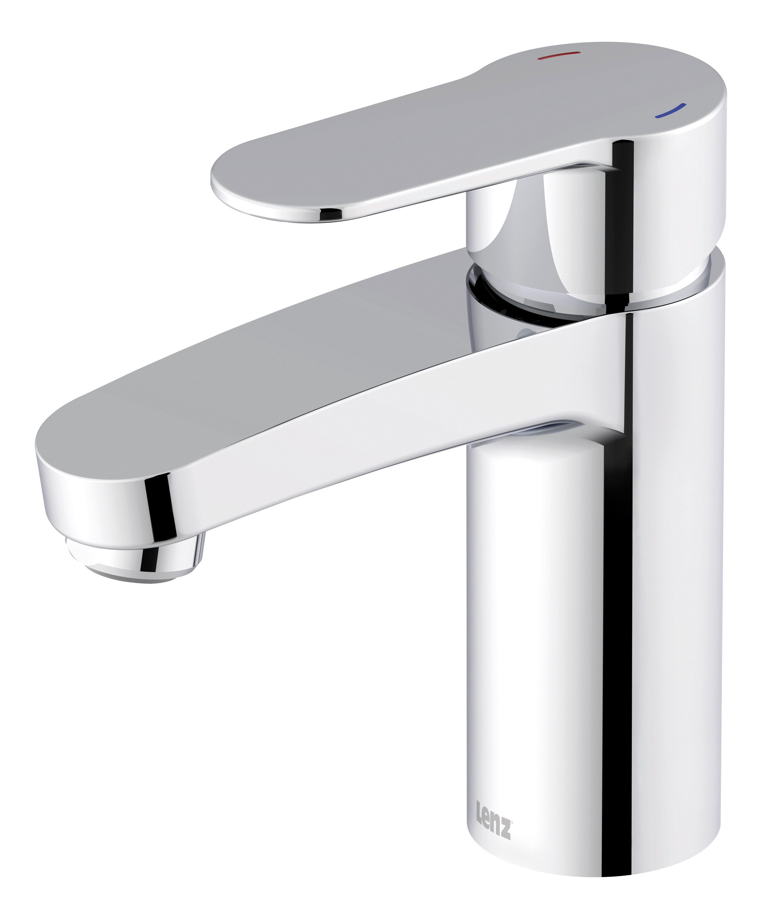 Lenz Waschtischarmatur CALISTA Chrom mit Easy Clean Pop-Up Ventil Einhebelmischer Easy Clean Pop-Up Ablaufventil inklusive