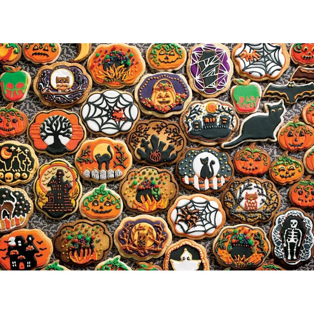 COBBLE HILL Puzzle Puzzle Halloween-Kekse 1000 Teile, Puzzleteile
