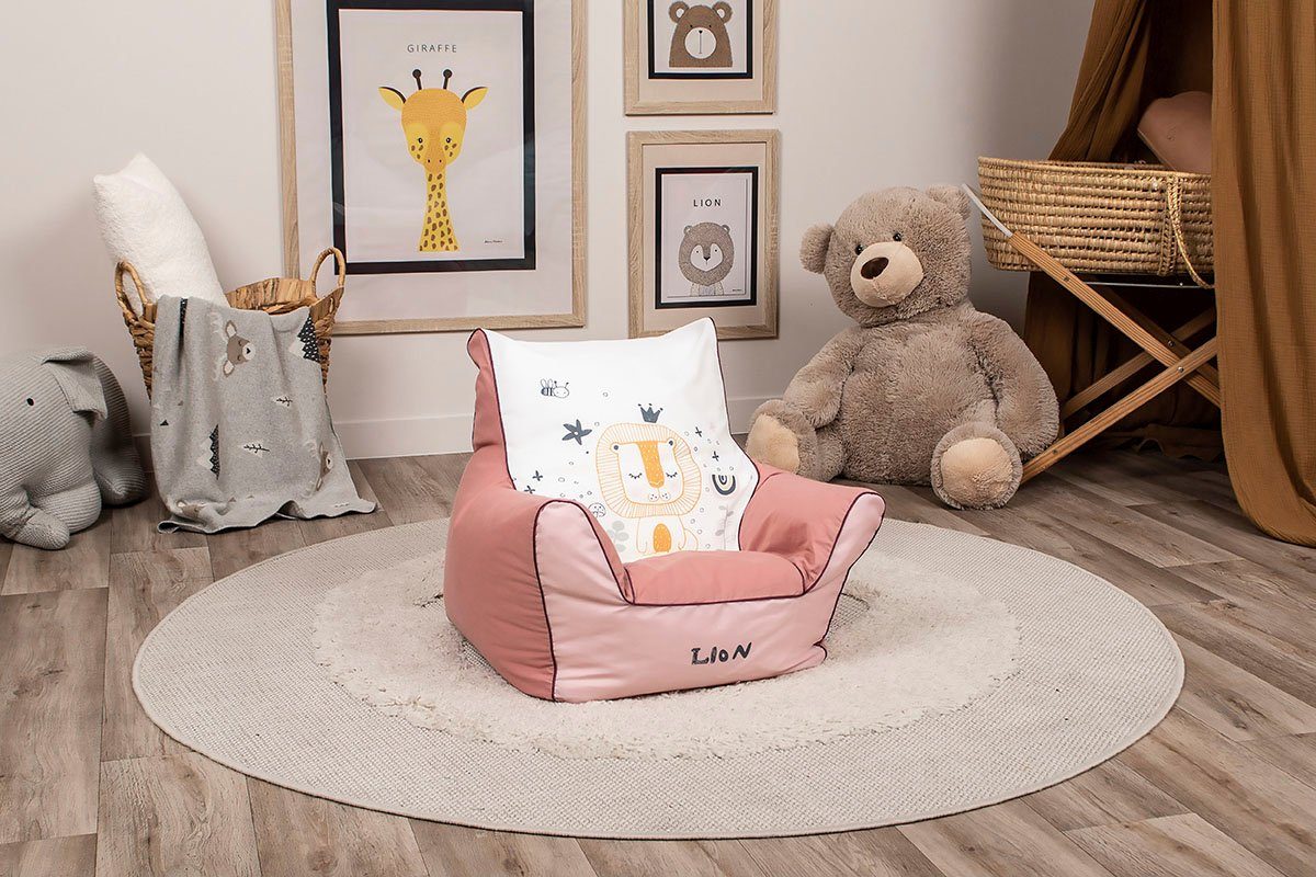 Knorrtoys® Sitzsack Löwe Leo, für Europe Kinder; in Made