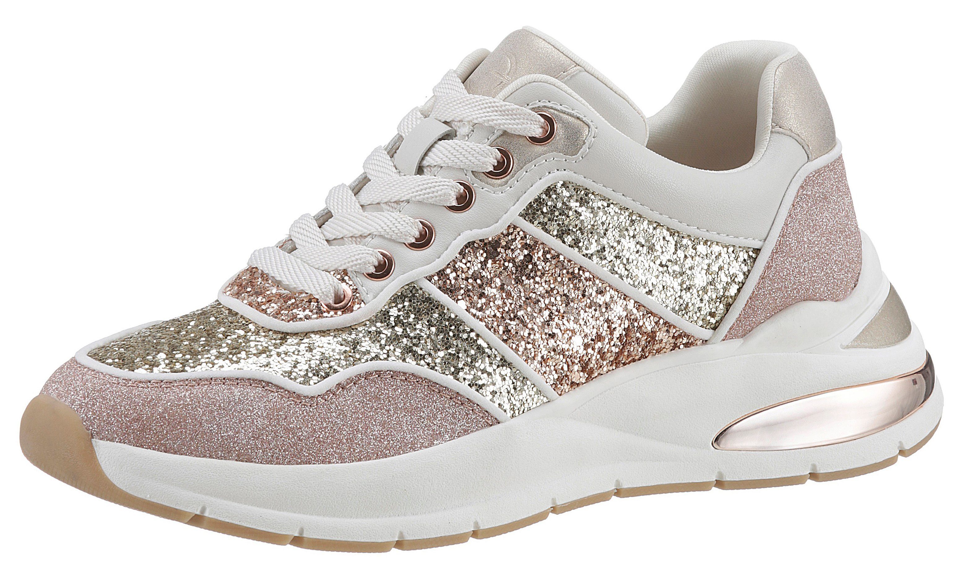 Tamaris Sneaker im funkelnden Look, Freizeitschuh, günstig online kaufen