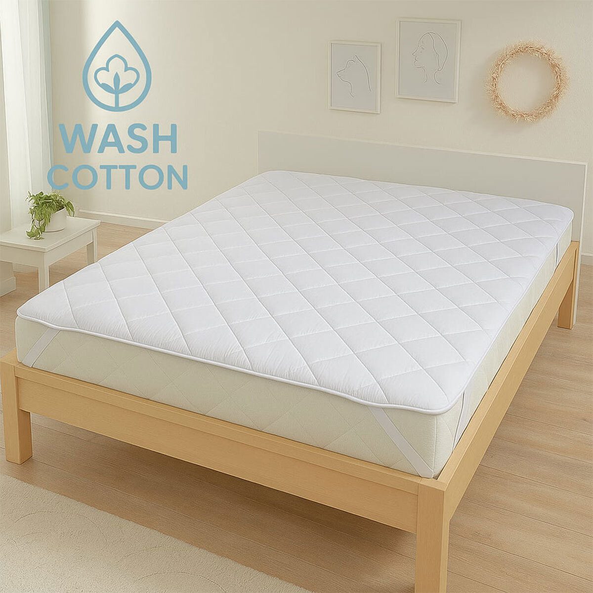 Matratzenauflage Wasch-Cotton White BETTWARENSHOP, kochfest aus günstig online kaufen