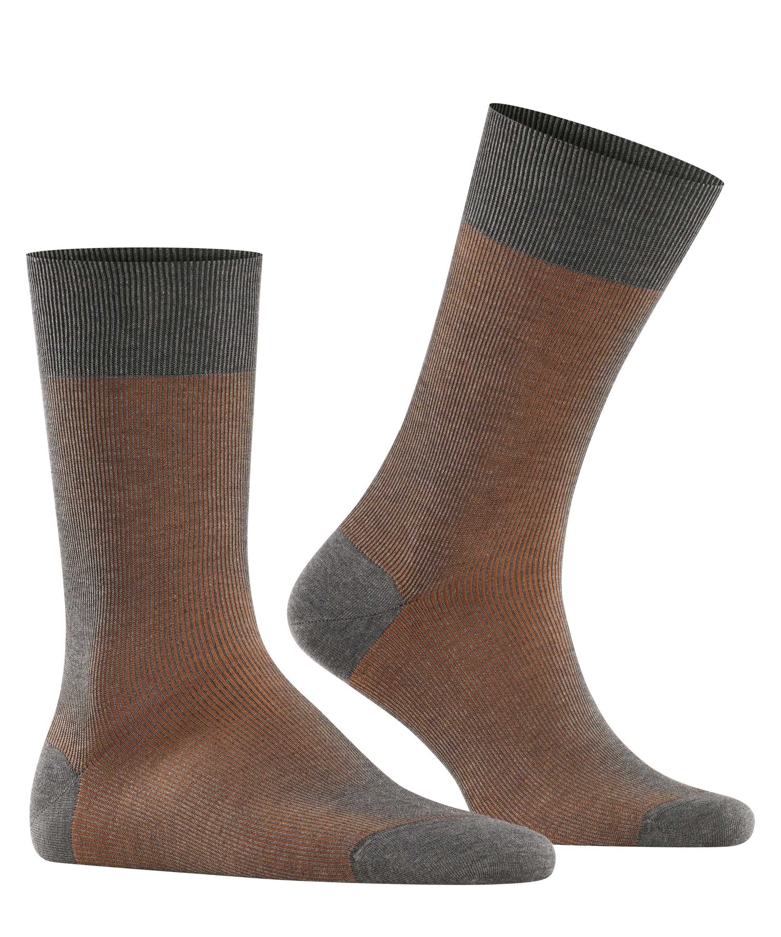 grey-melan FALKE (3560) (1-Paar) Socken Shadow Fine