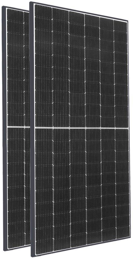 W, 5 für Anschlusskabel, Solaranlage m 415 Solar-Direct Montageset Flachdach Monokristallin, HM-800, 830W offgridtec Schukosteckdose,