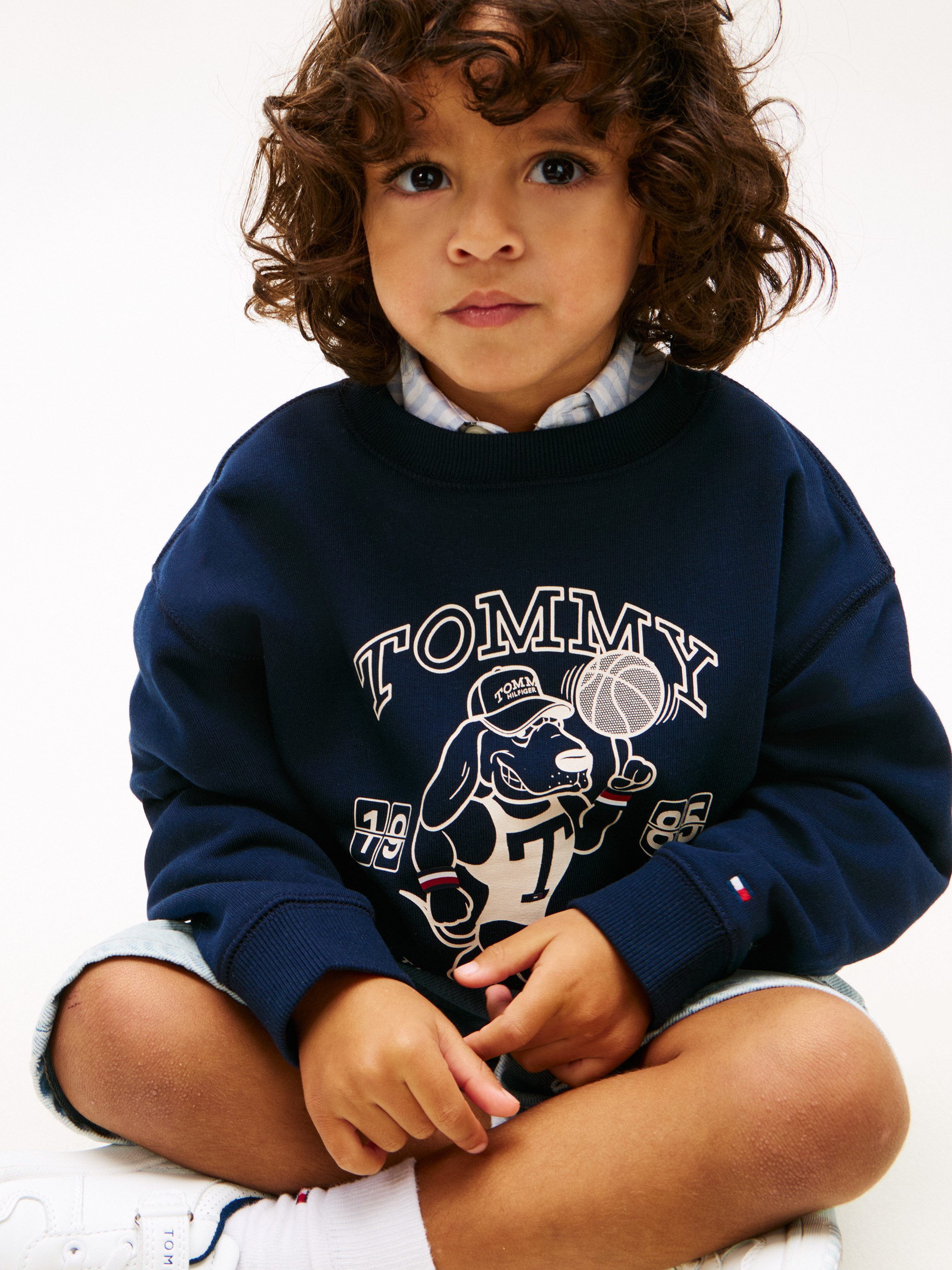 Tommy Hilfiger Sweatshirt LB PRINTED GRAPHIC SWEATSHIRT Kinder bis 16 Jahre, Print, Druck