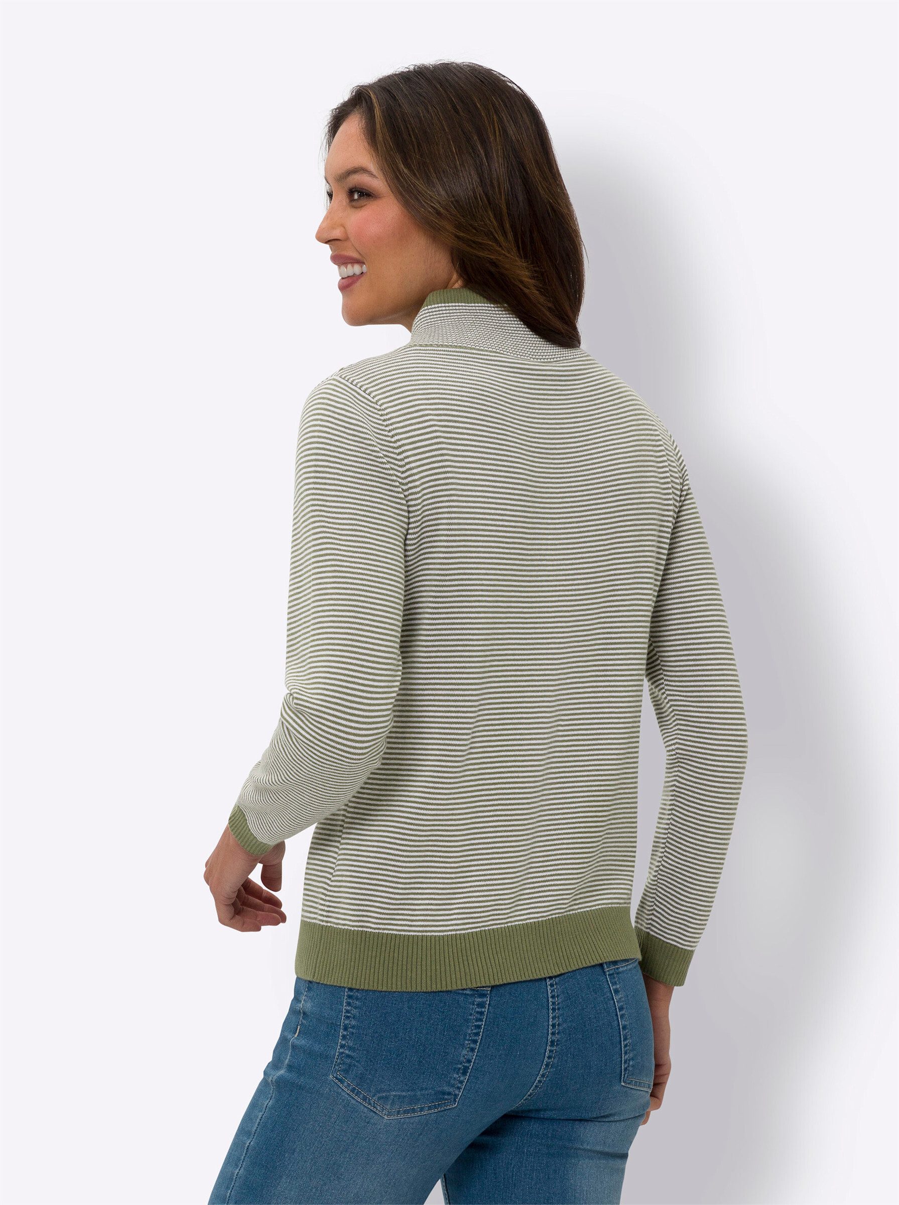 Sieh an! Strickpullover Langarm-Pullover günstig online kaufen
