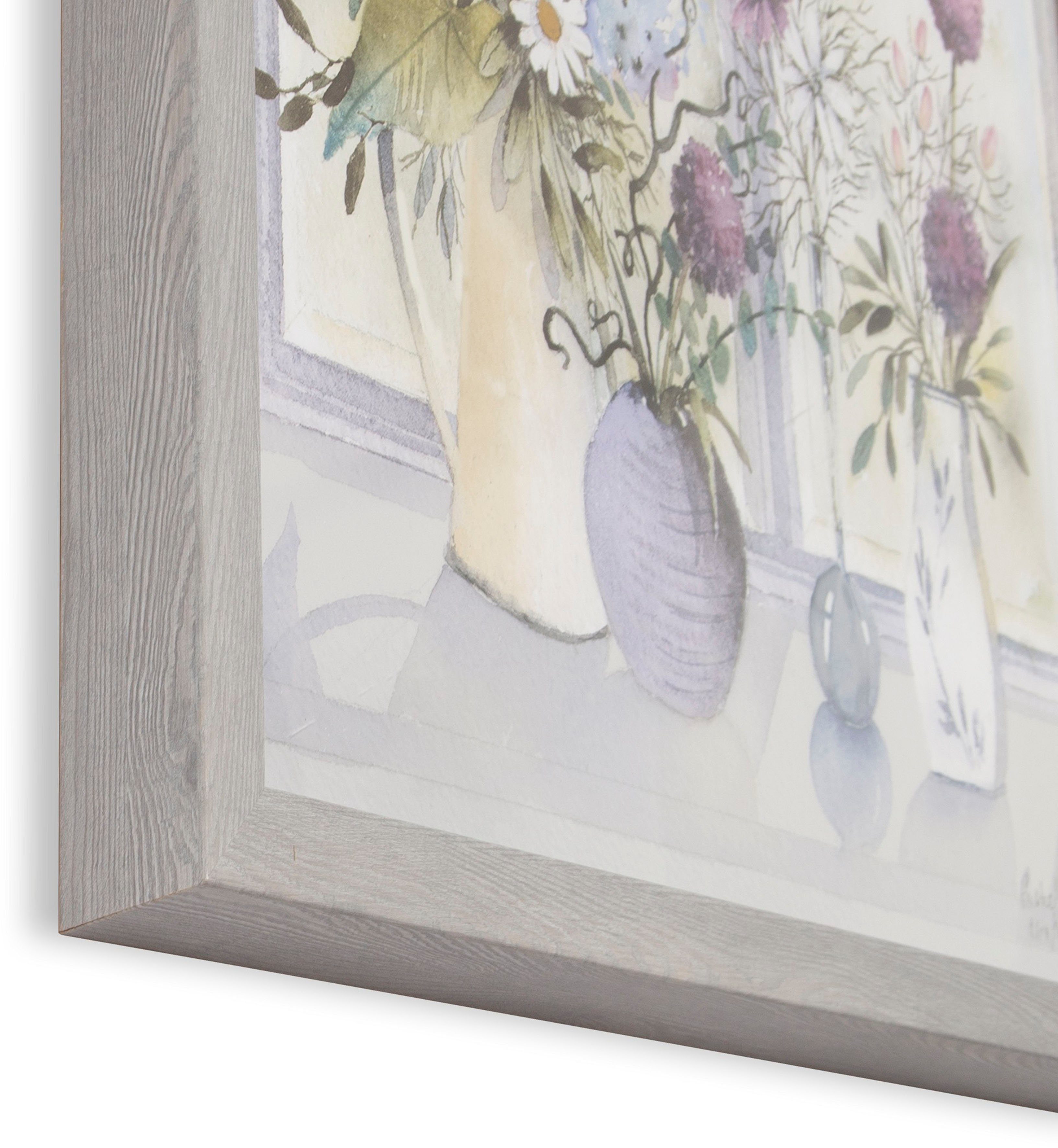 LAURA ASHLEY Bild Allium 50x50cm Bilder (1 Blooms, St), Rahmen mit