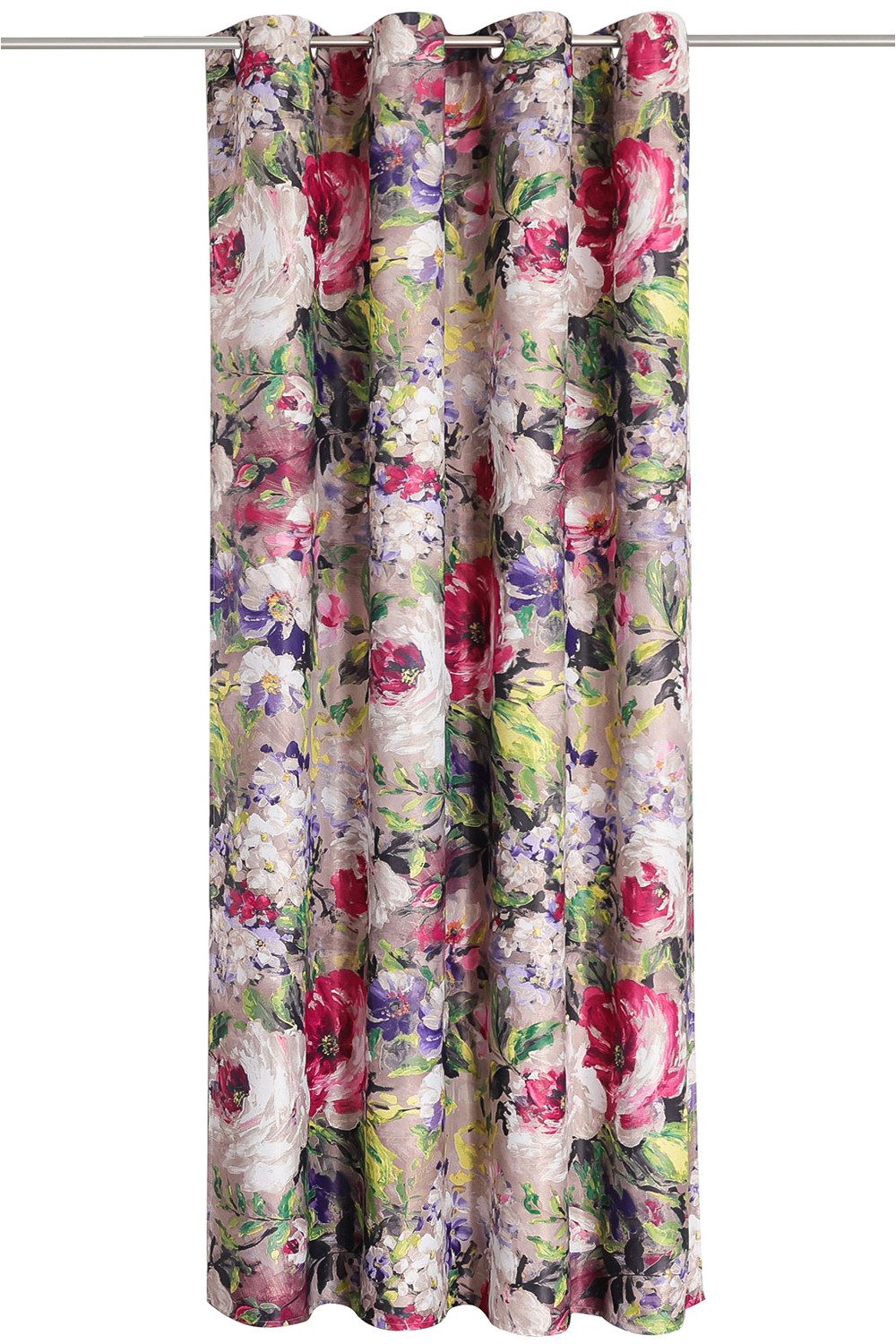 Joyswahl Vorhang (1 St), Ösen, blickdicht, vintange Blumen Muster günstig online kaufen