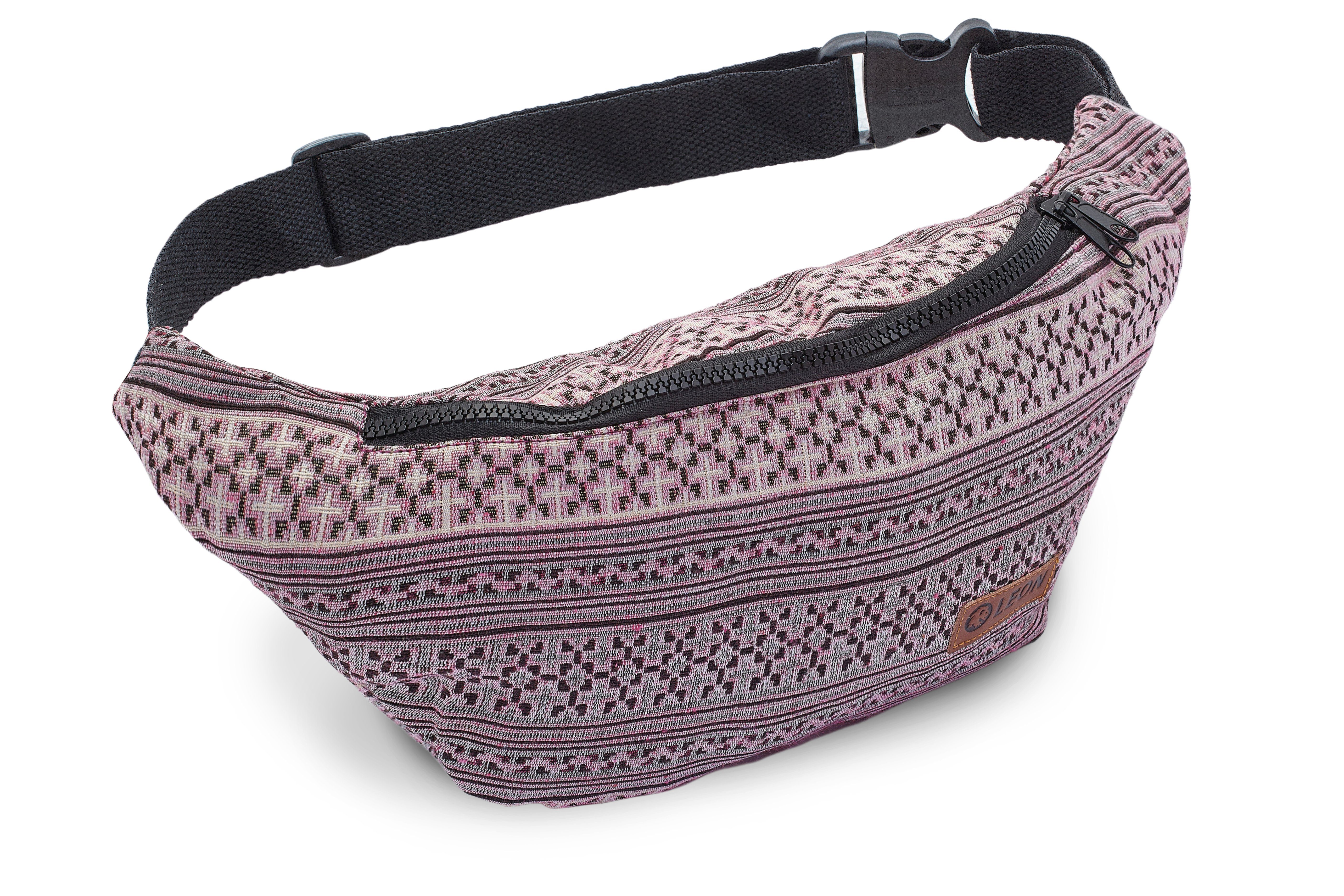 By Bers Bauchtasche Leon By Bers Bauchtasche Gürteltasche (Hüfttasche 100% Baumwolle Fanny Pack Hip Bag Umhängetasche Bumbag)