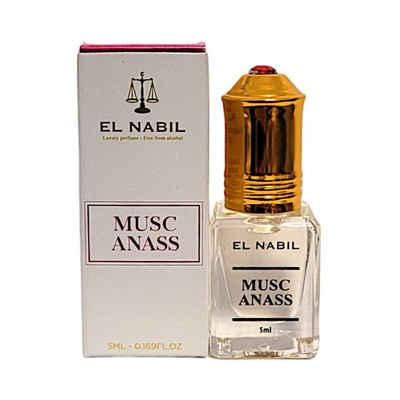 El Nabil Öl-Parfüm El Nabil Musc ANASS Parfum Öl mit Roll-On-Applikator 5 ml