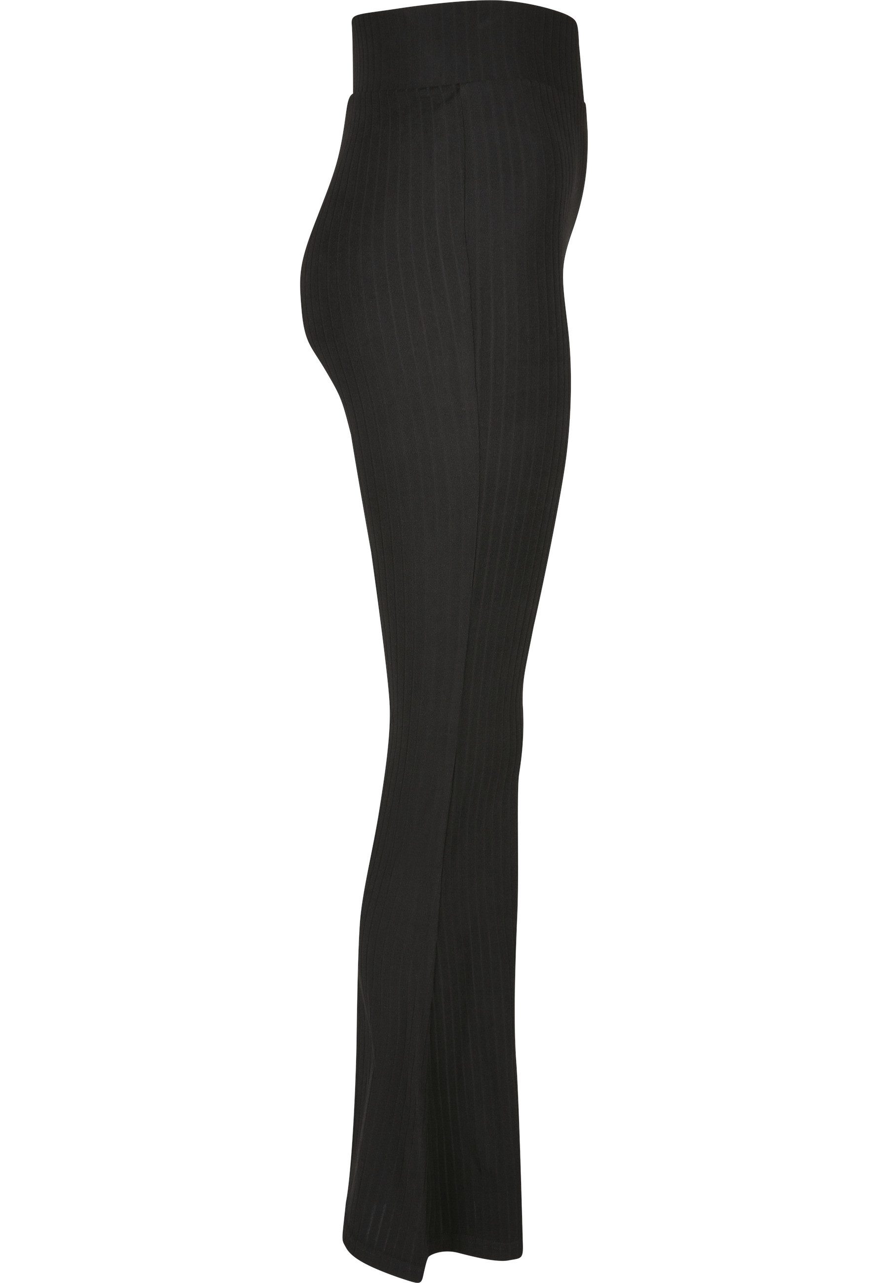 URBAN CLASSICS Leggings Urban Classics Damen Ladies High Waist Rib Flared Leggings (1-tlg)