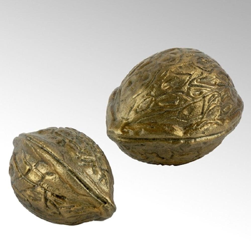Lambert Weihnachtsbaumkugel Dekorationsobjekt Walnuss Cervello Gold günstig online kaufen