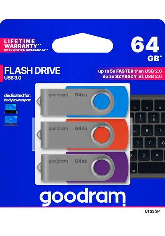 Goodram »UTS3 derinys 64GB USB laikmena 3.0 3 ...