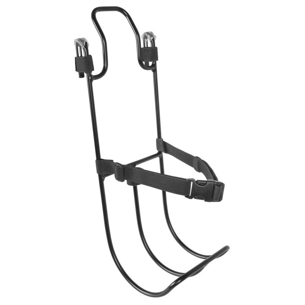 M-Wave Fahrrad-Gepäckträger Messingschlager Racky Bag Taschenhalter, schwarz, Aluminium, für Gepäc