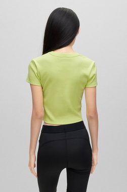 HUGO T-Shirt Damen T-Shirt DELUISA Cropped Fit (1-tlg)