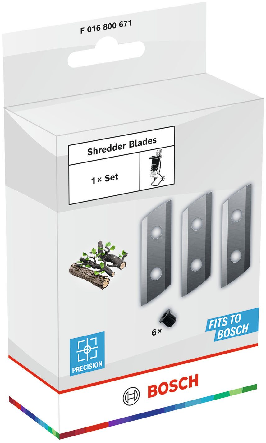 Bosch Home & Garden Häckslermesser, für Akku-Häcksler UniversalShredder 2x18V-25