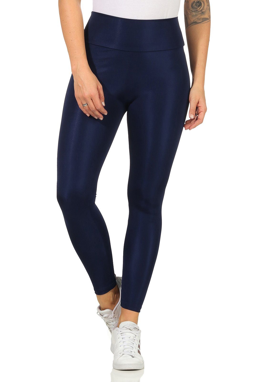 Rock Creek Leggings Damen Leggings mit breitem Bündchen D-463