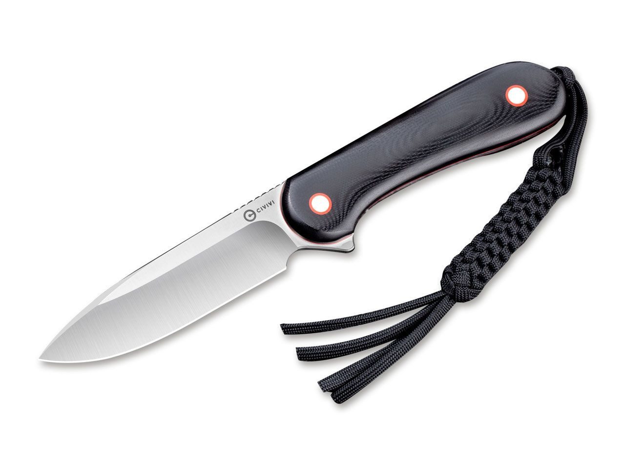 CIVIVI Taschenmesser Feststehendes Messer Fixed Blade Elementum Black CNT