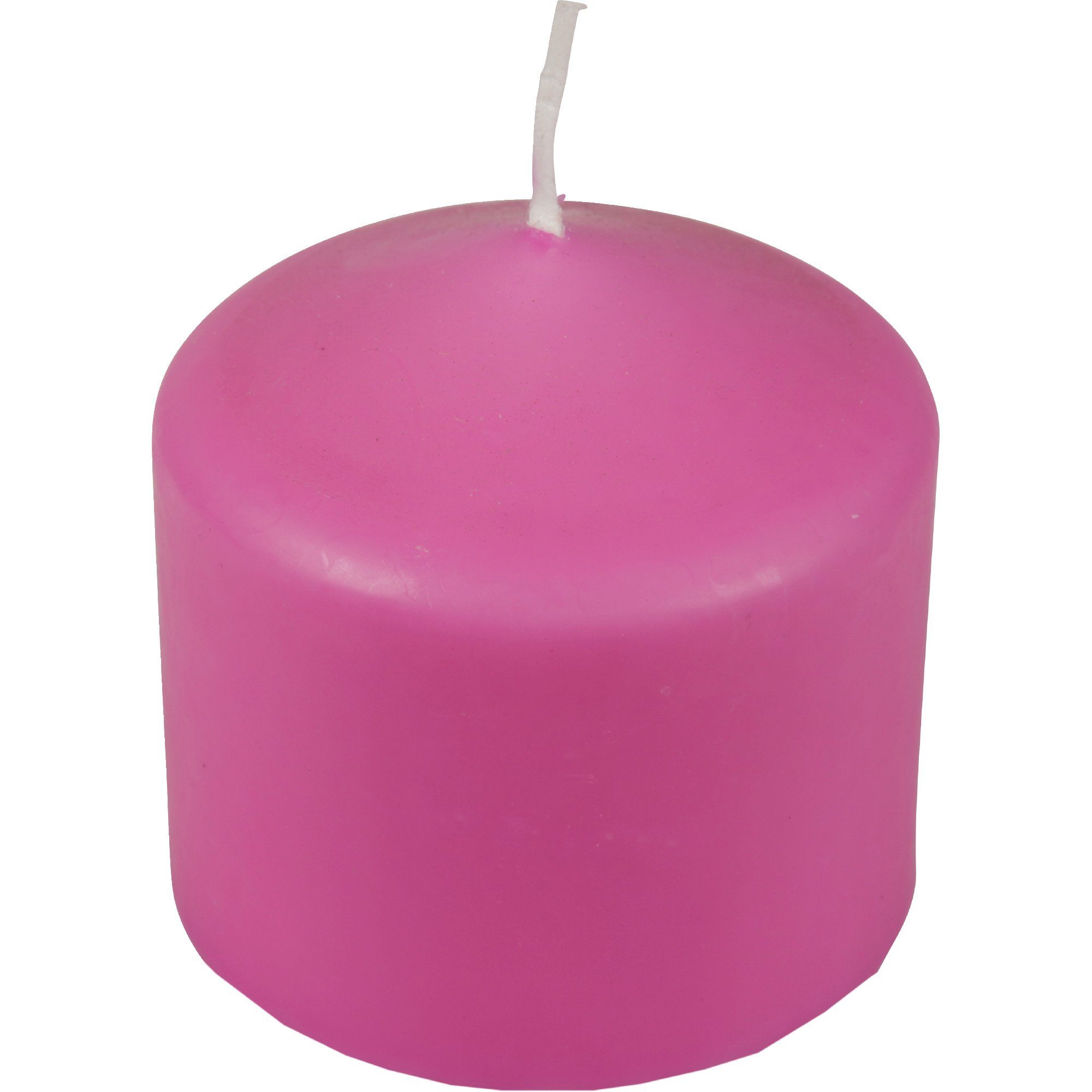 HS Candle Adventskerze Stumpenkerze (1-tlg), Wachskerzen Ø8cm x 8cm Kerzen in vielen Farben