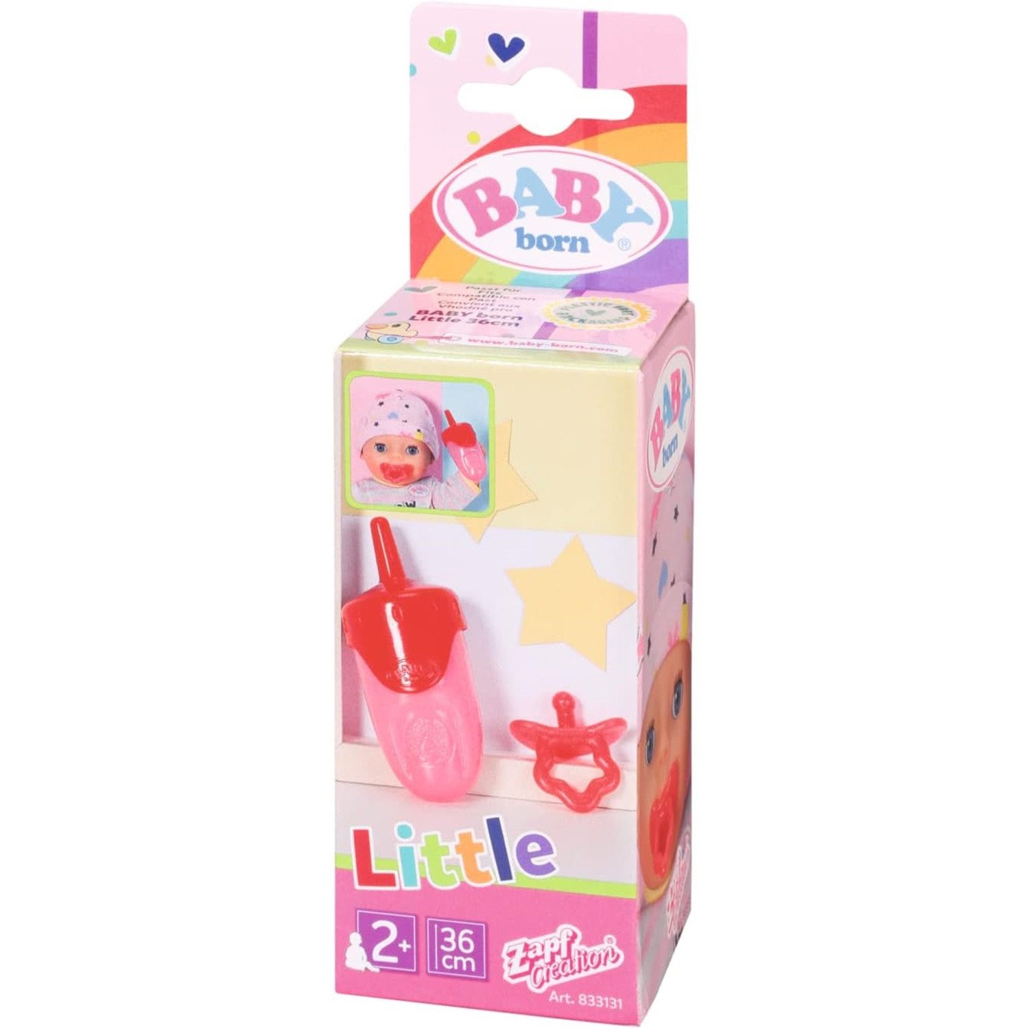 Zapf Creation® Puppen Flasche 833131 BABY born Flasche & Schnuller 36cm günstig online kaufen