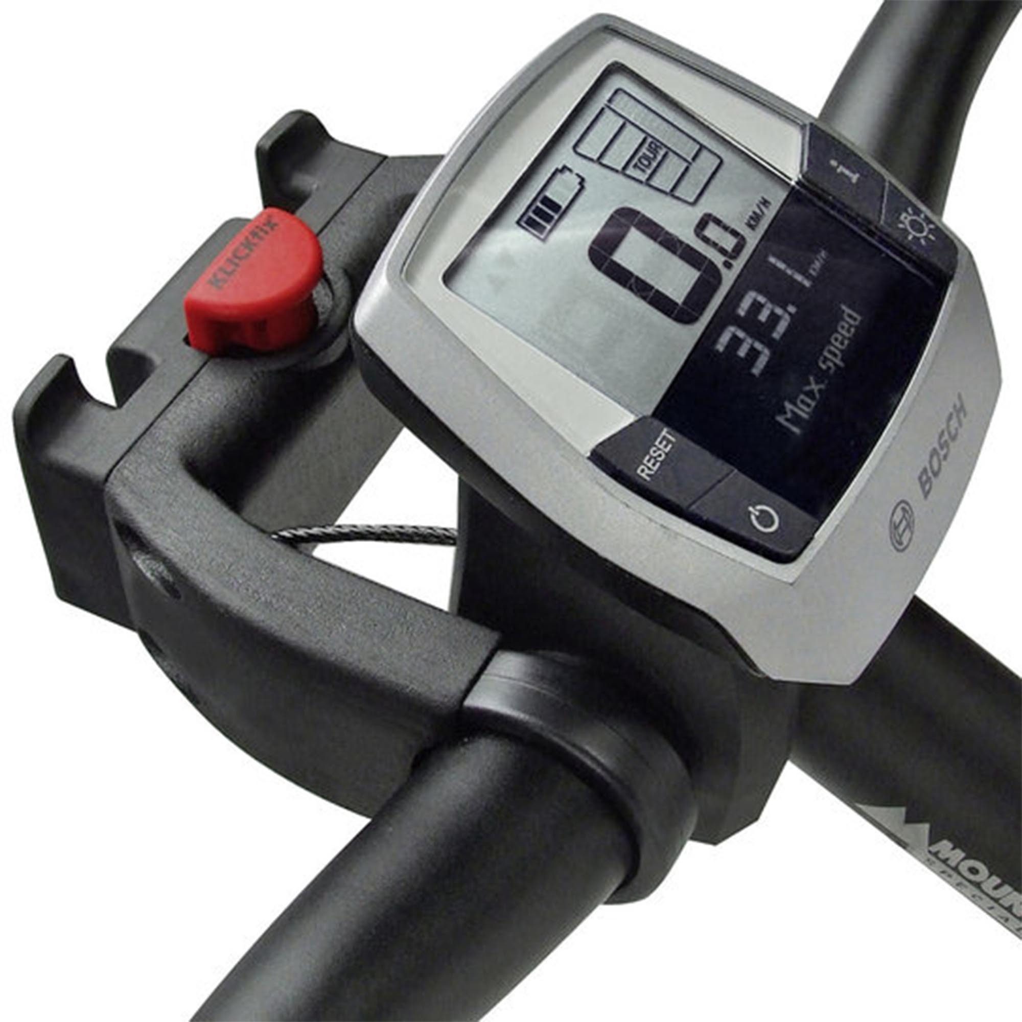KlickFix Einkaufsshopper Lenkeradapter E 22 - 26, universal oversize Fahrrad Lenker Adapter Tasche Korb