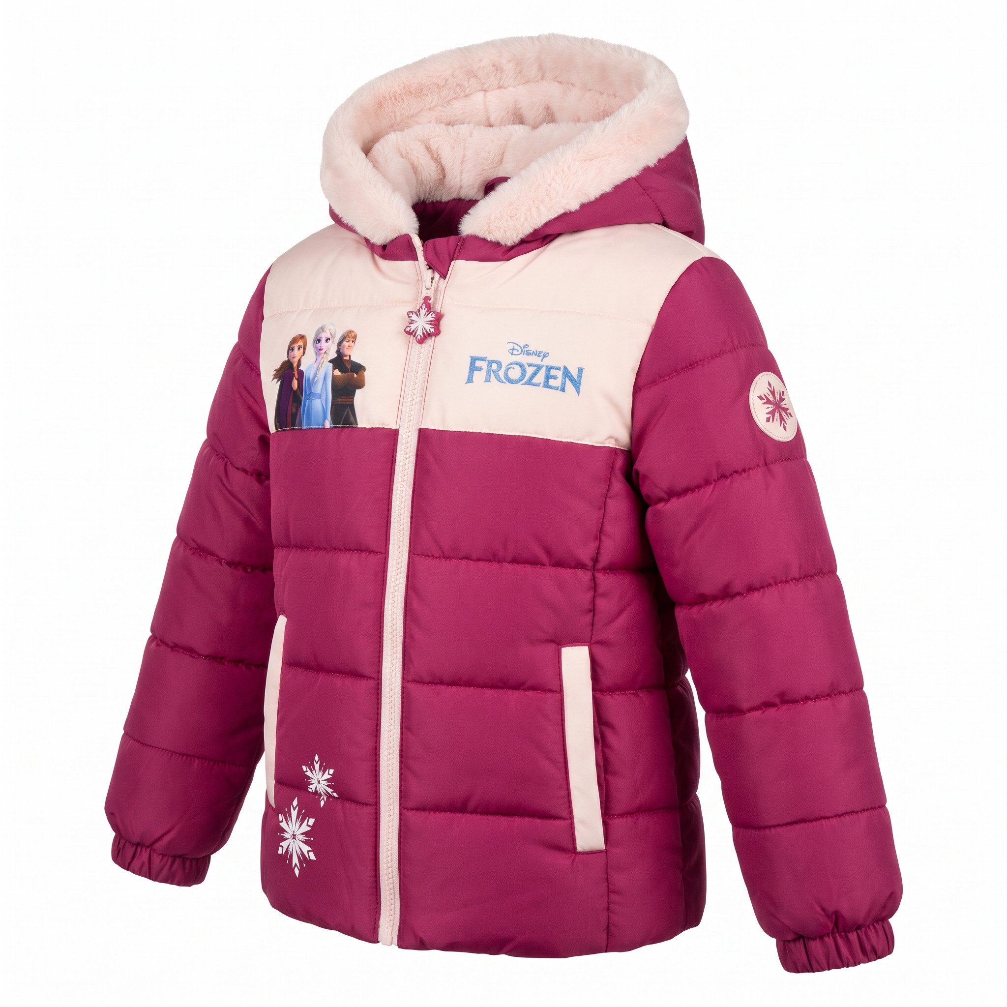 Disney Winterjacke Disney Die Eiskönigin Mädchen Kinder Jacke Kapuze Gr. 92-128