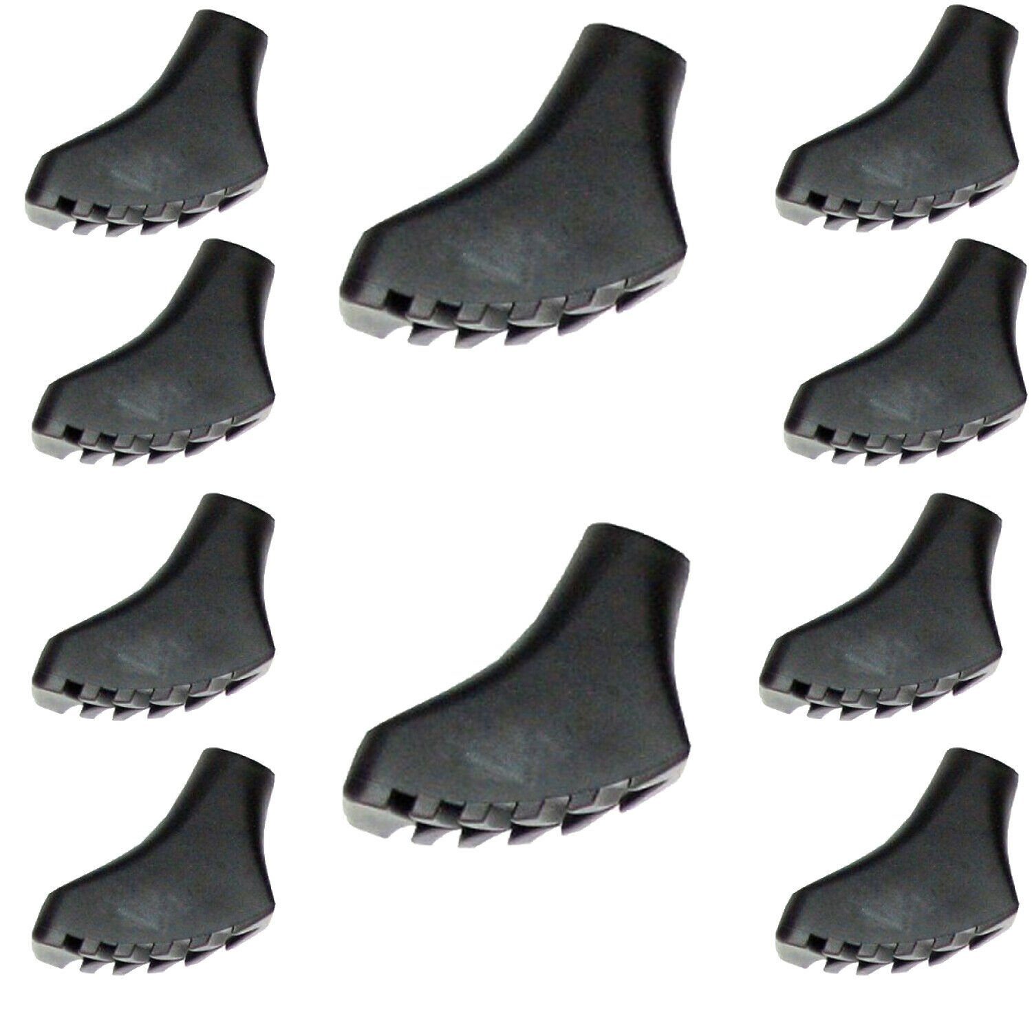 Nordic-Walking-Stöcke 10x Nordic Walking Gummipads Pads EXTRA Grip