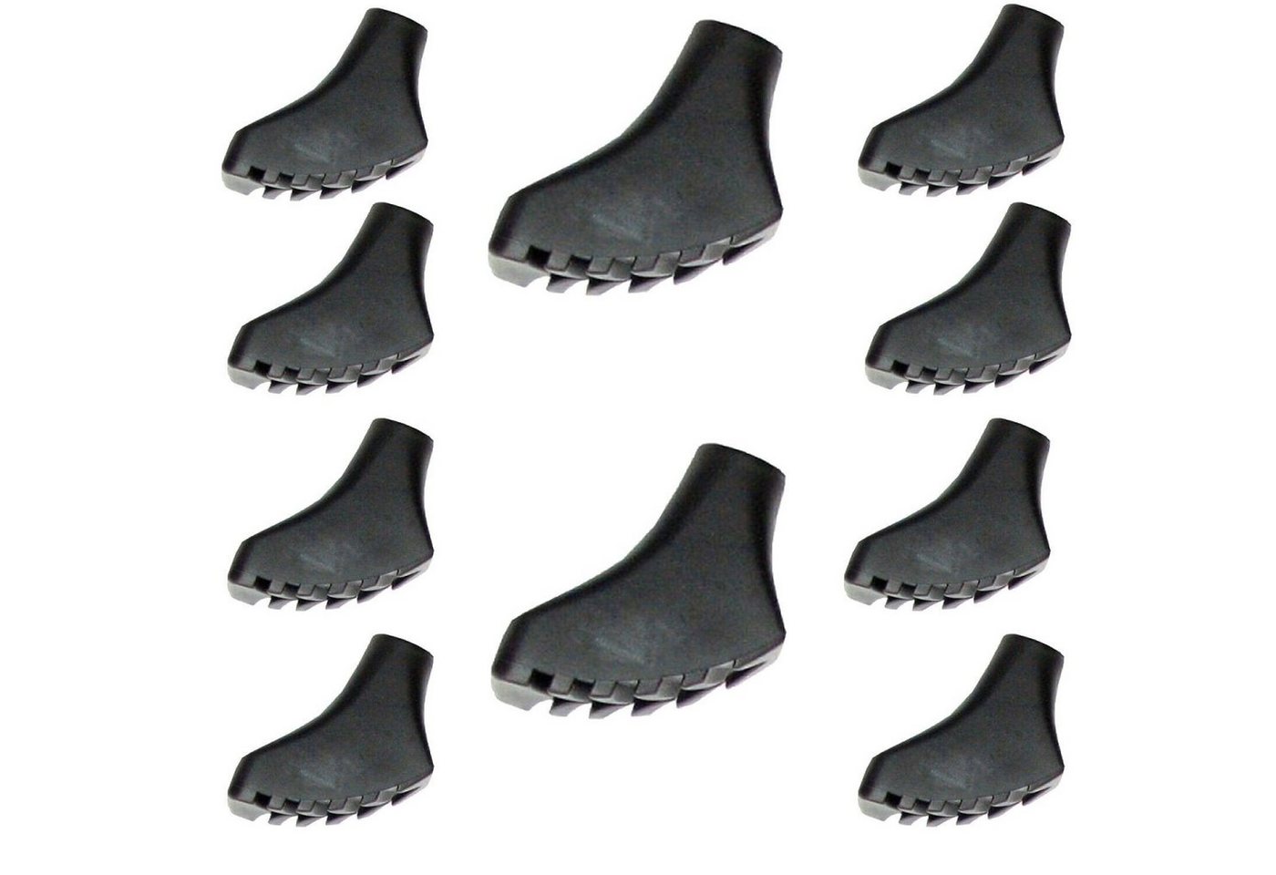 TSB Werk Nordic-Walking-Stöcke 10x Nordic Walking Gummipads Pads EXTRA Grip (10 St), Puffer, Gummi, Gummipuffer, Füße