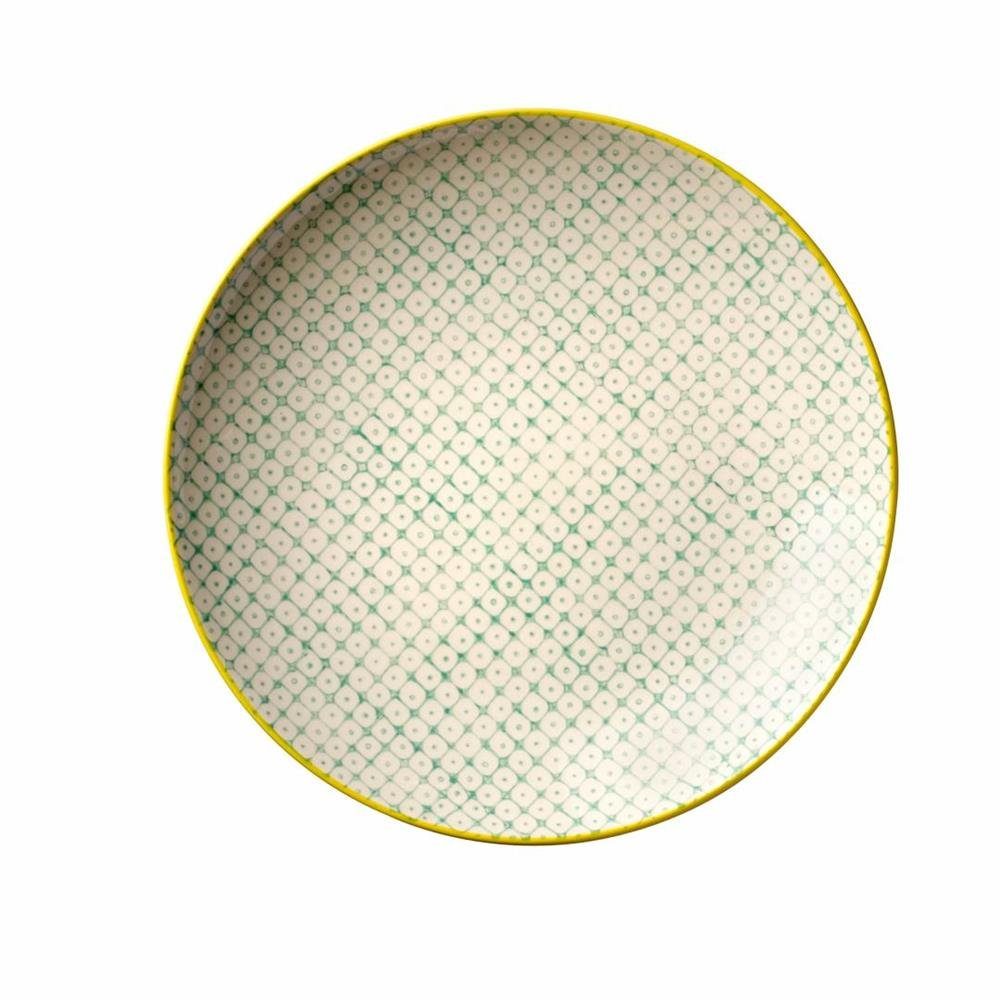 Bloomingville Teller Carla Teller 3er Set 20cm, (3 St), Keramik Tellerset Speiseteller Essteller Landhausstil