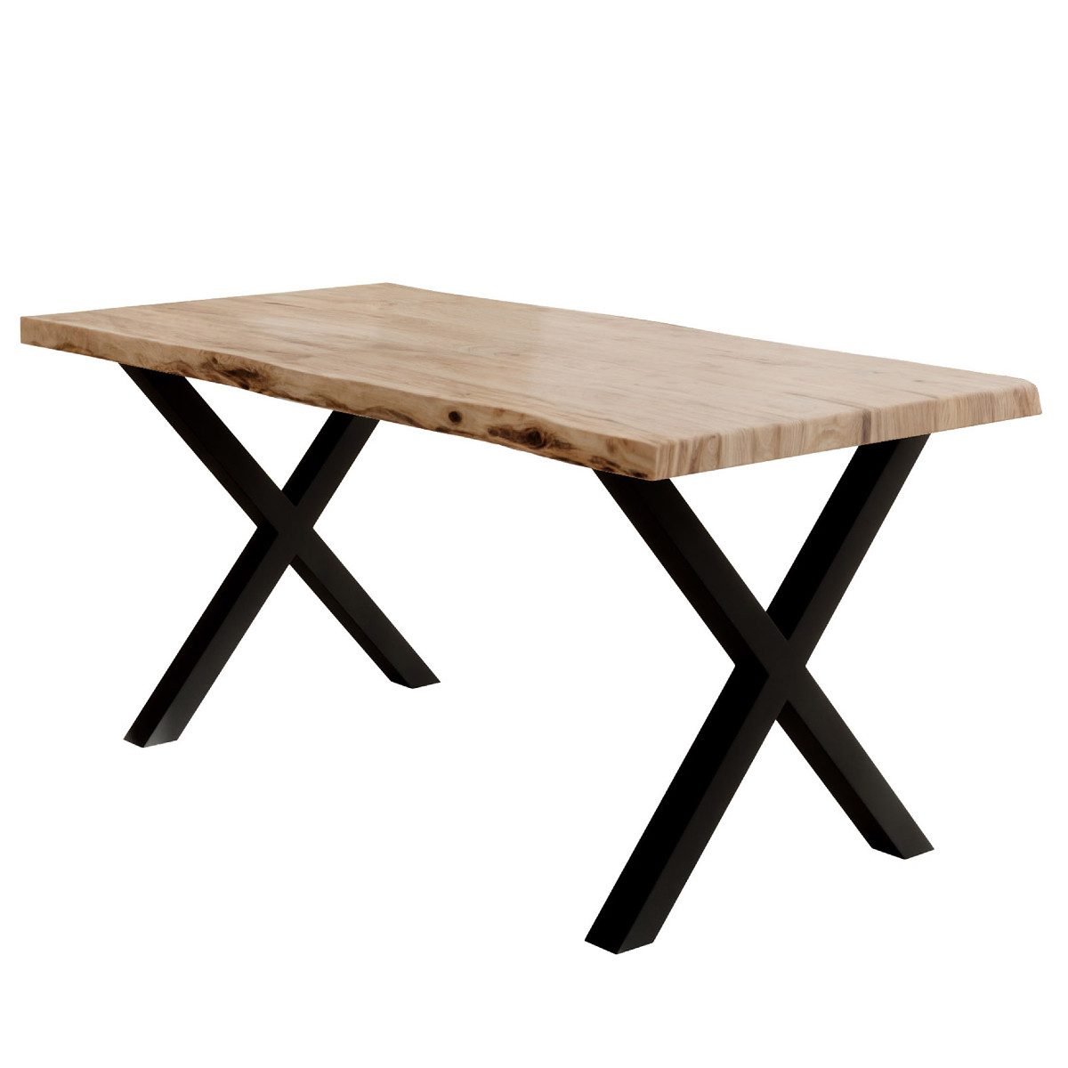 Liadomo Baumkantentisch Helsinki, natürliche Baumkante, Massivholztischplat günstig online kaufen