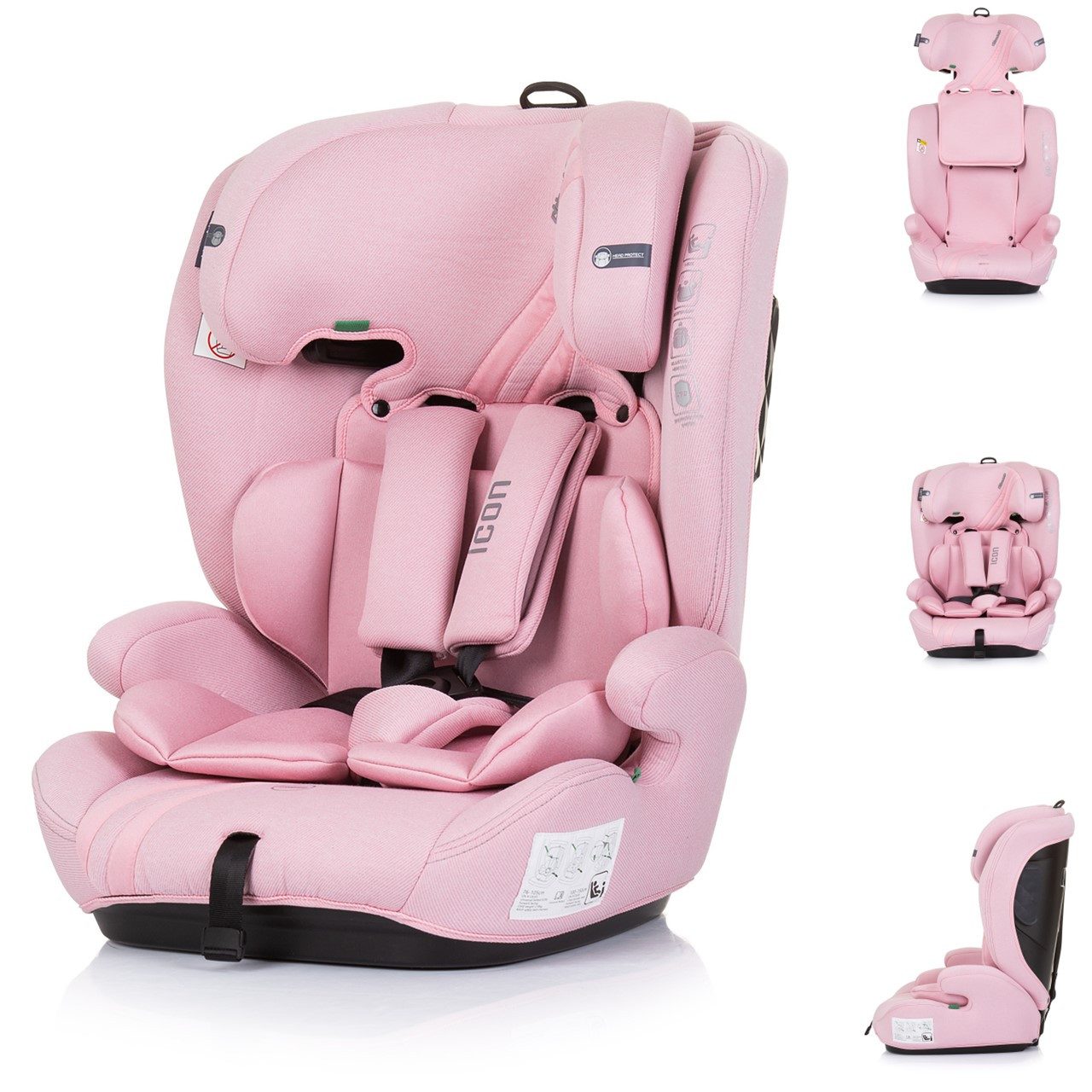 Chipolino Autokindersitz Kindersitz Icon i-Size 76-150, ab: 1.25, bis: 12, Gruppe 1/2/3 Isofix verstellbar