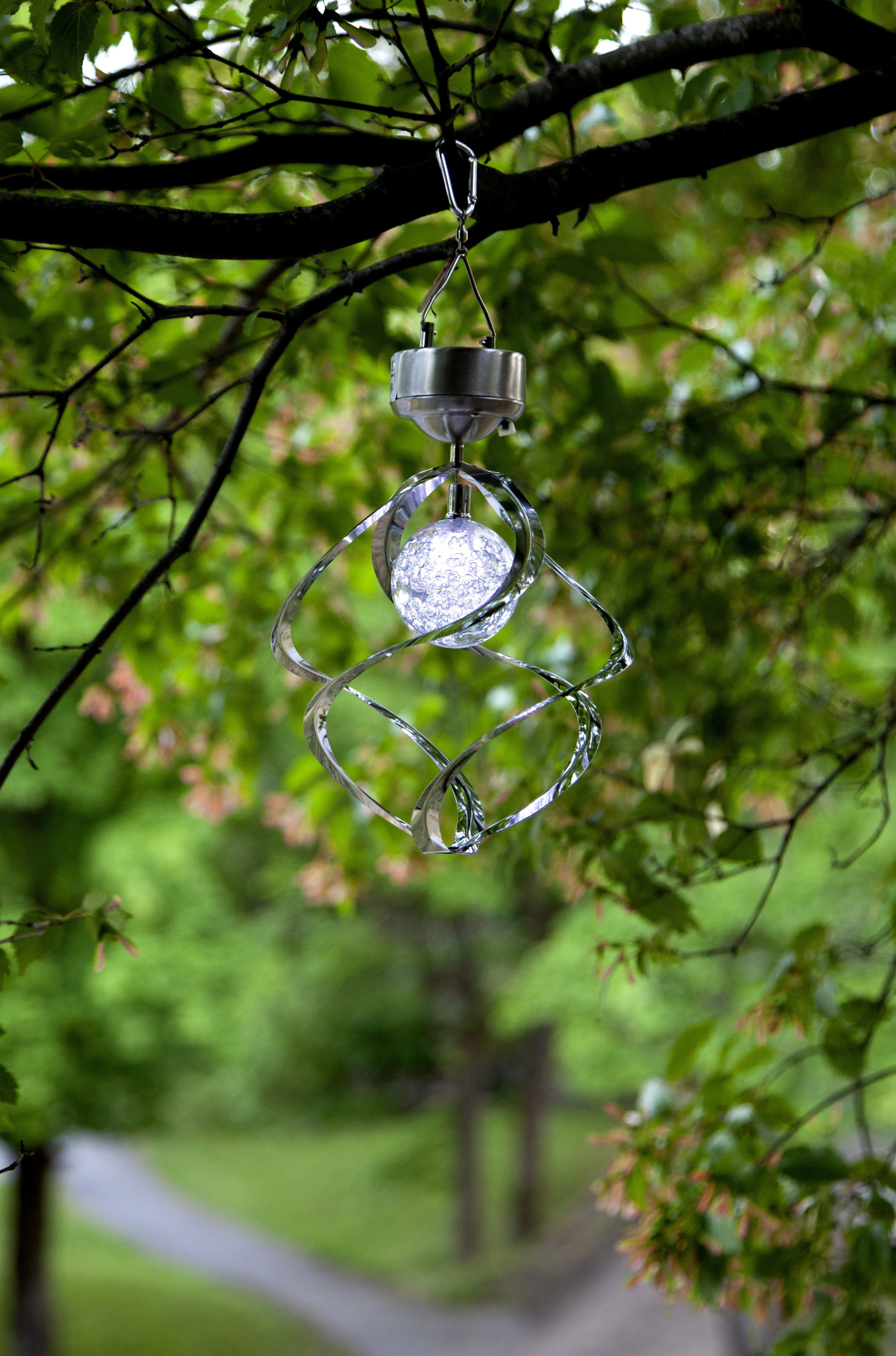 STAR TRADING LED Solarleuchte Solar-Windspiel Roma, Tageslichtsensor, LED fest integriert, Neutralweiß, 1 LED mit weißem Licht, Dämmerungssensor – Bild 4 von 4