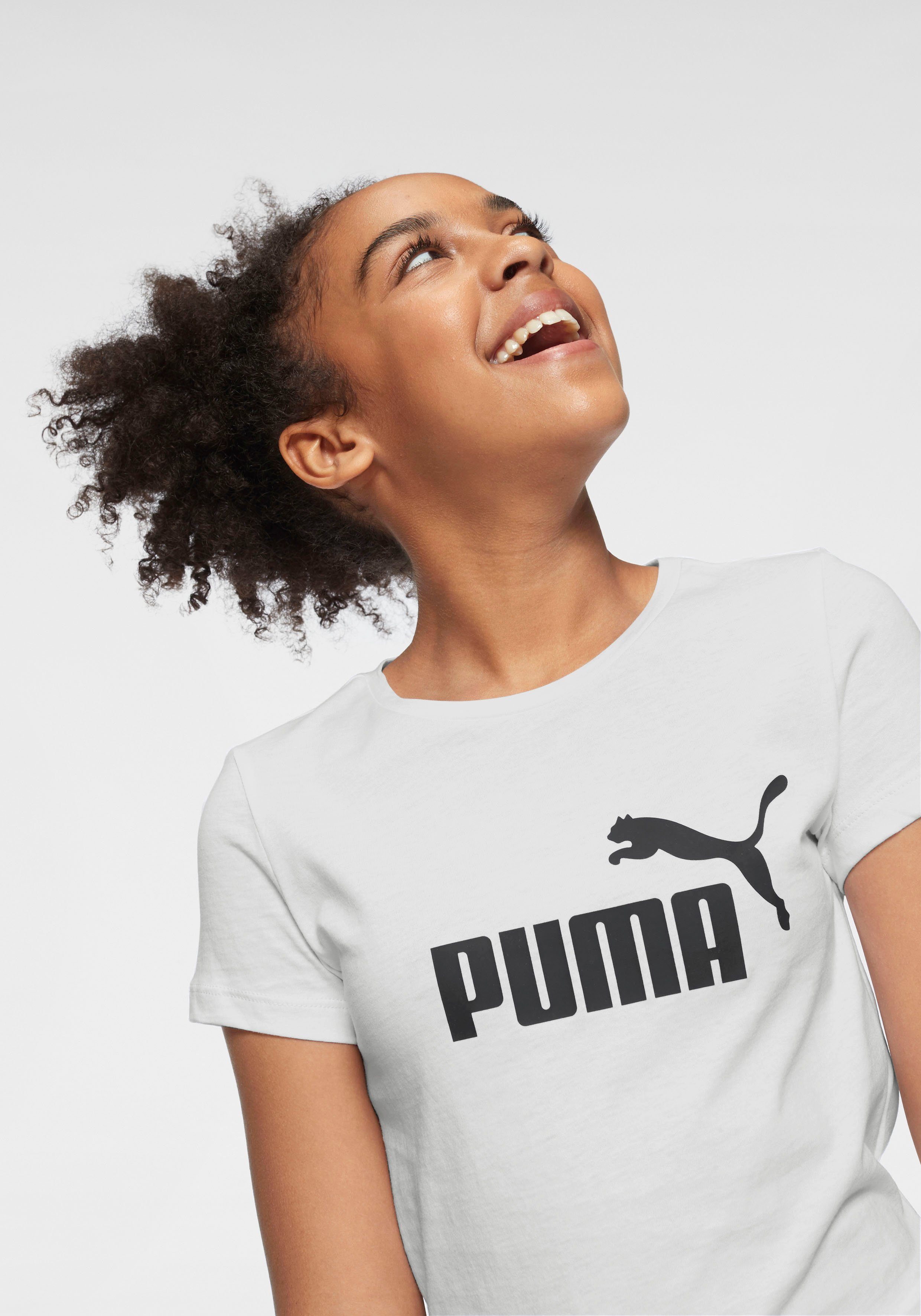 ESS Puma PUMA G TEE White LOGO T-Shirt