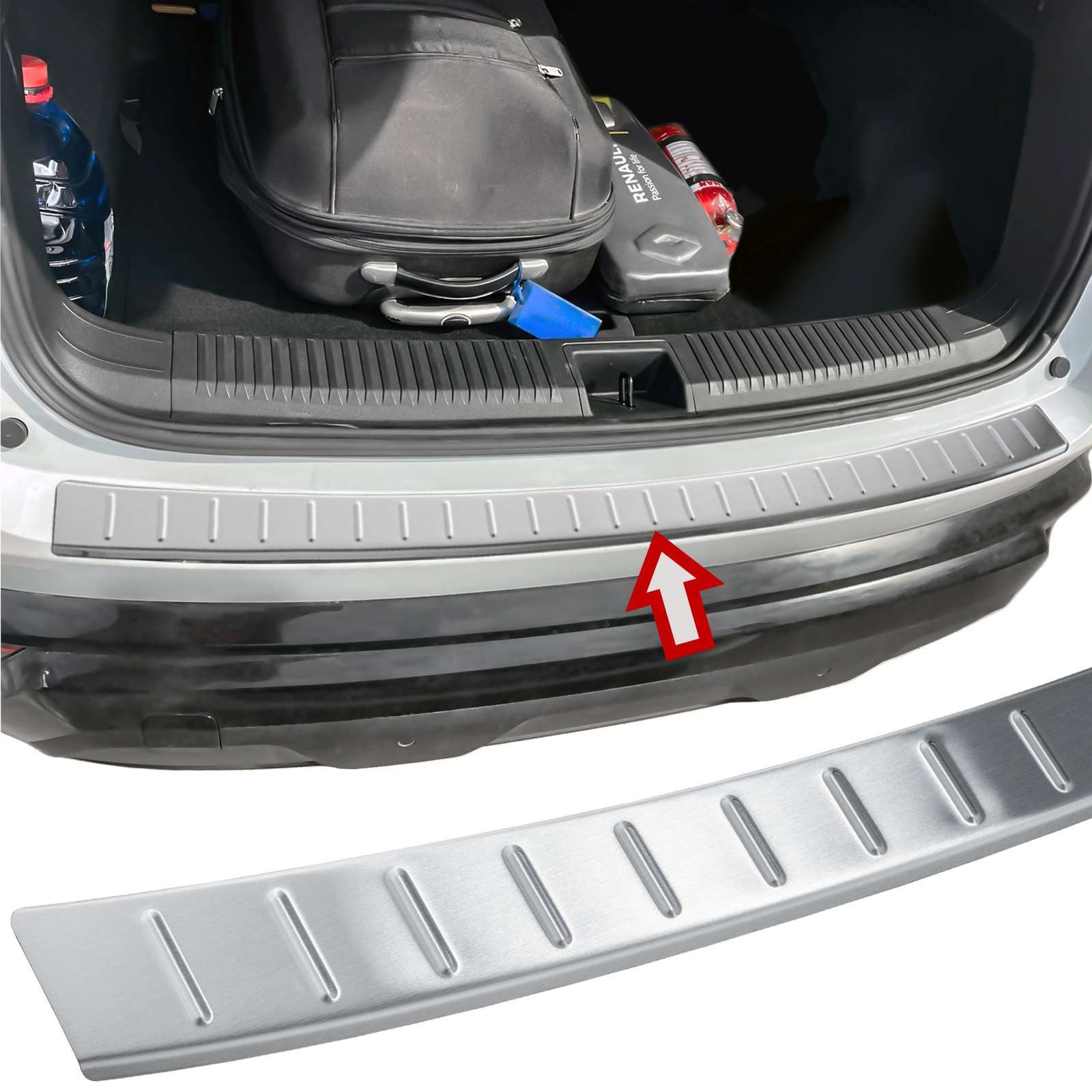 RECAMBO Ladekantenschutz Für VW T4 1996-2003 - ABS Kunststoff Stoßstangen Schutz