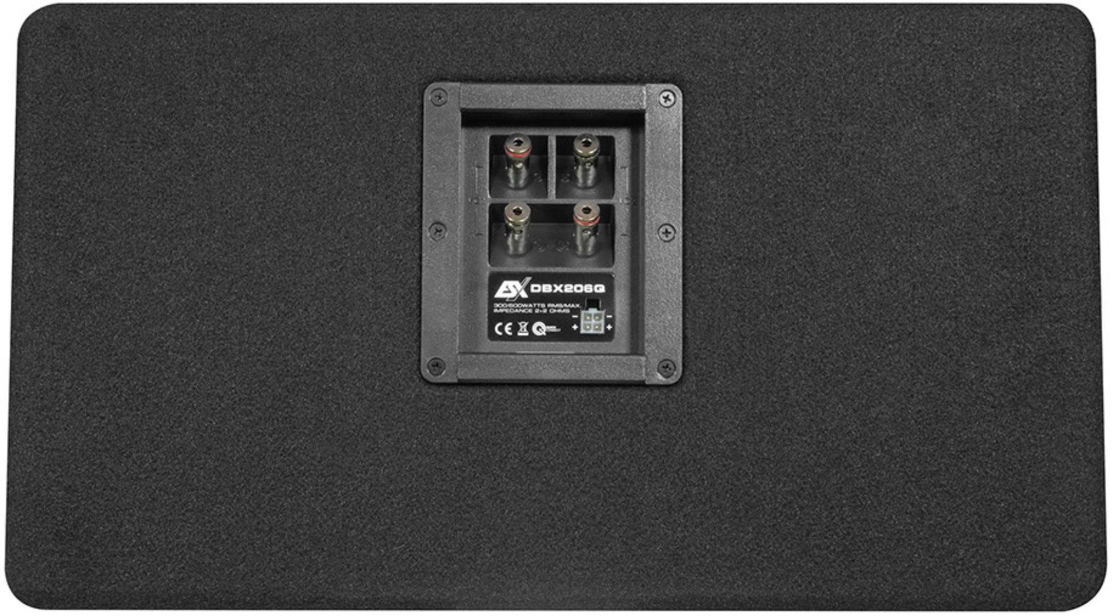 ESX DBX208Q 2 x 20 cm (8) Dual-BassreSubwoofer Gehäuse System Auto-Subwoofer (400 W, max.: W 20 cm)