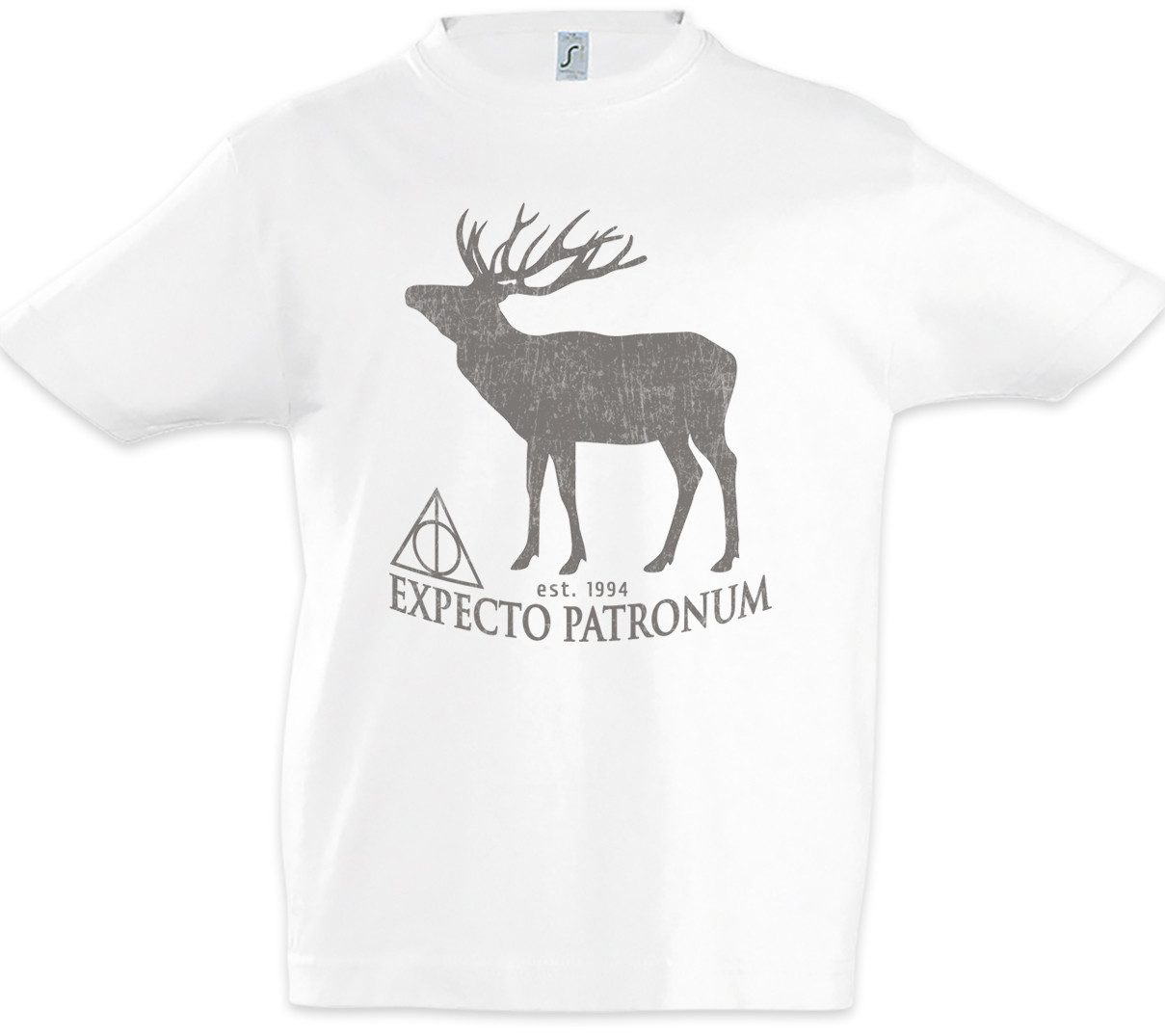 Print-Shirt Expecto Patronum Kinder T-Shirt Harry Pell Hirsch Deer Potter