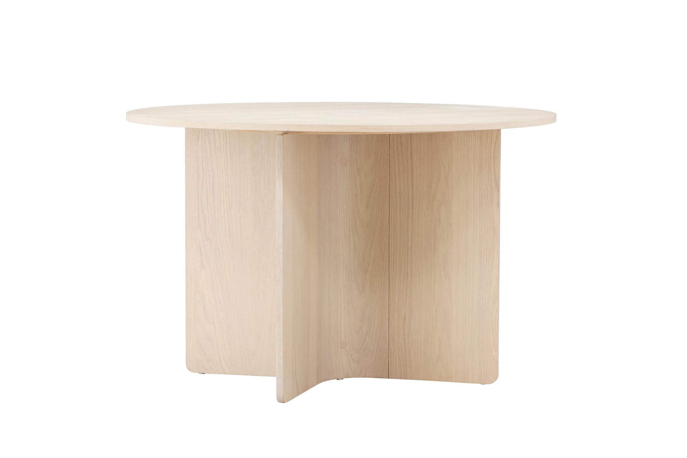 Venture Home Esstisch Tyresö Esstisch Ø120 cm Whitewash. (1-St)