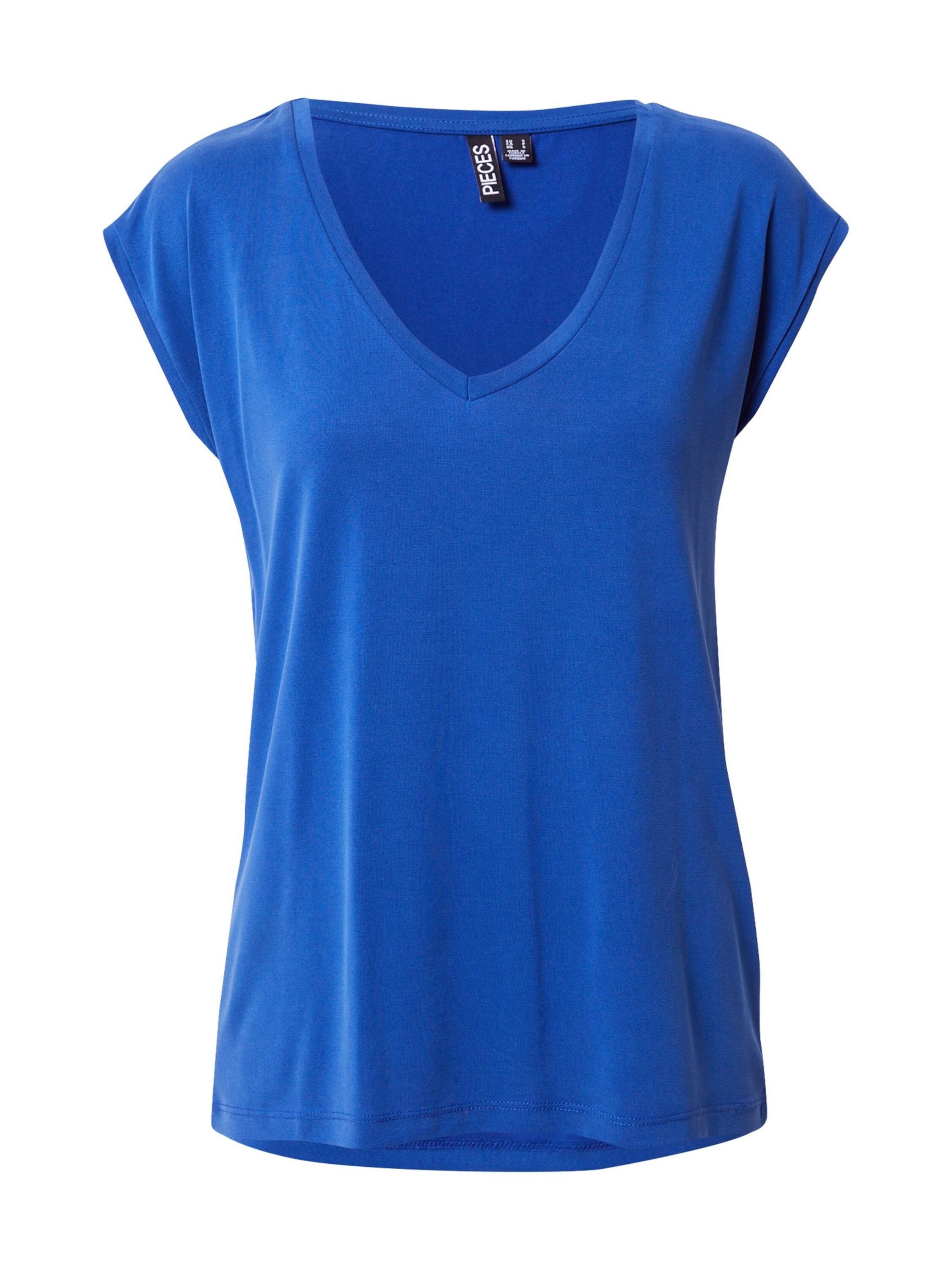 pieces T-Shirt Blue (1-tlg) Plain/ohne Kamala 231715 Details Mazarine