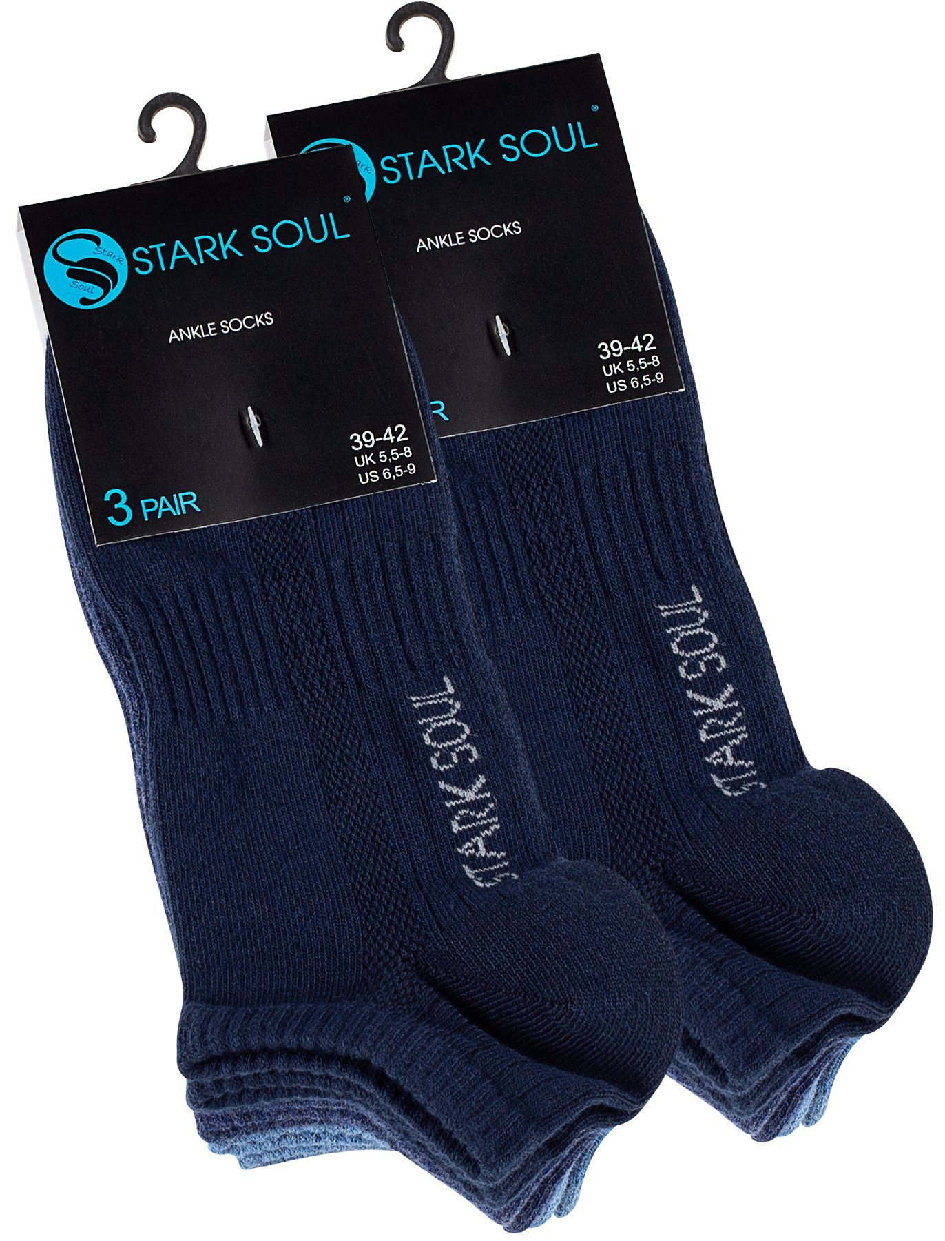Stark Soul® Sneakersocken Sneaker Socken Mesh gekämmte Baumwolle, Premium Qualität, Unisex 6 Paar – Bild 5 von 5