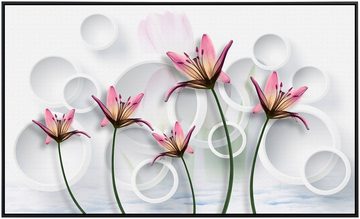 Papermoon Infrarotheizung Muster mit Blumen, sehr angenehme Strahlungswärme
