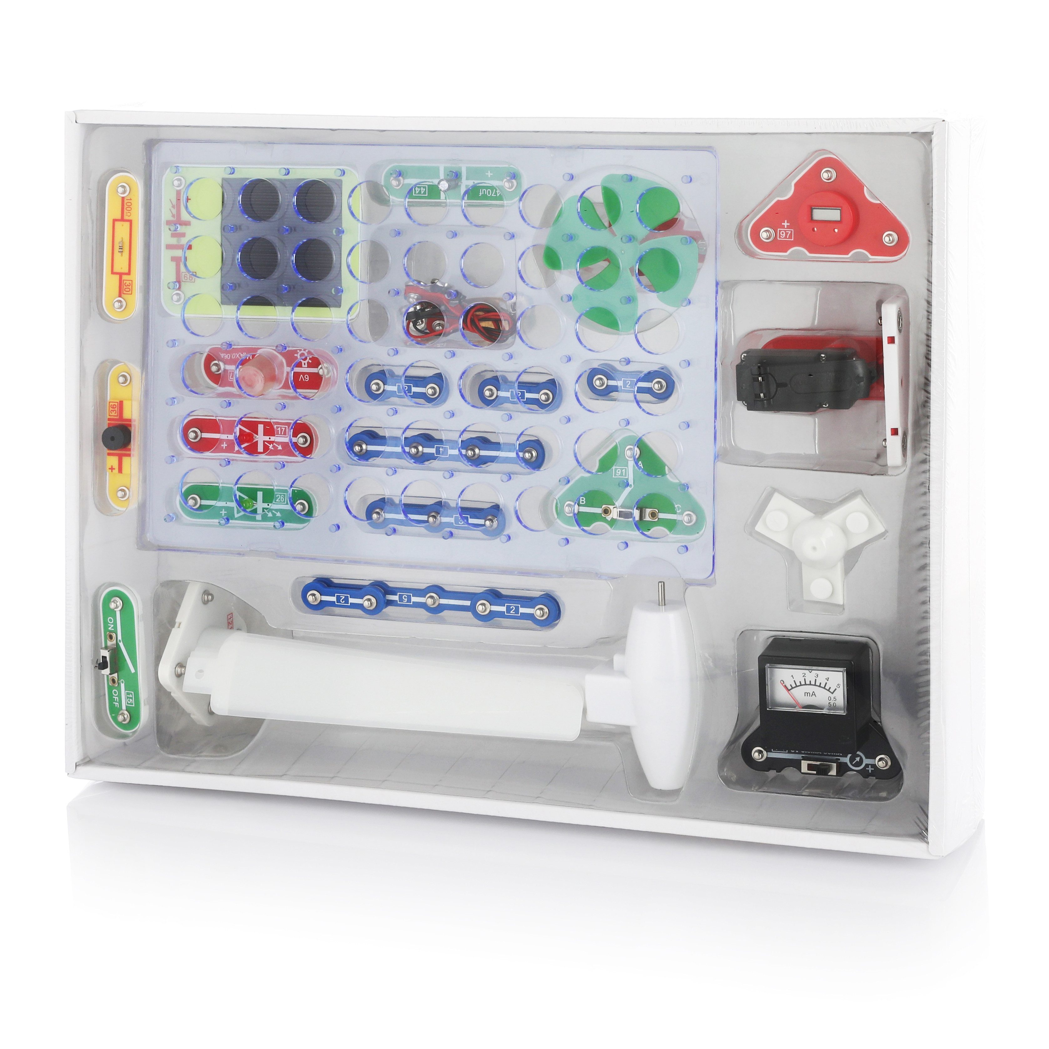 BLS GmbH Experimentierkasten Elektronik-Experimentier-Set Erneuerbare Energien, 75 Schaltungen, (Packung, 1-tlg)